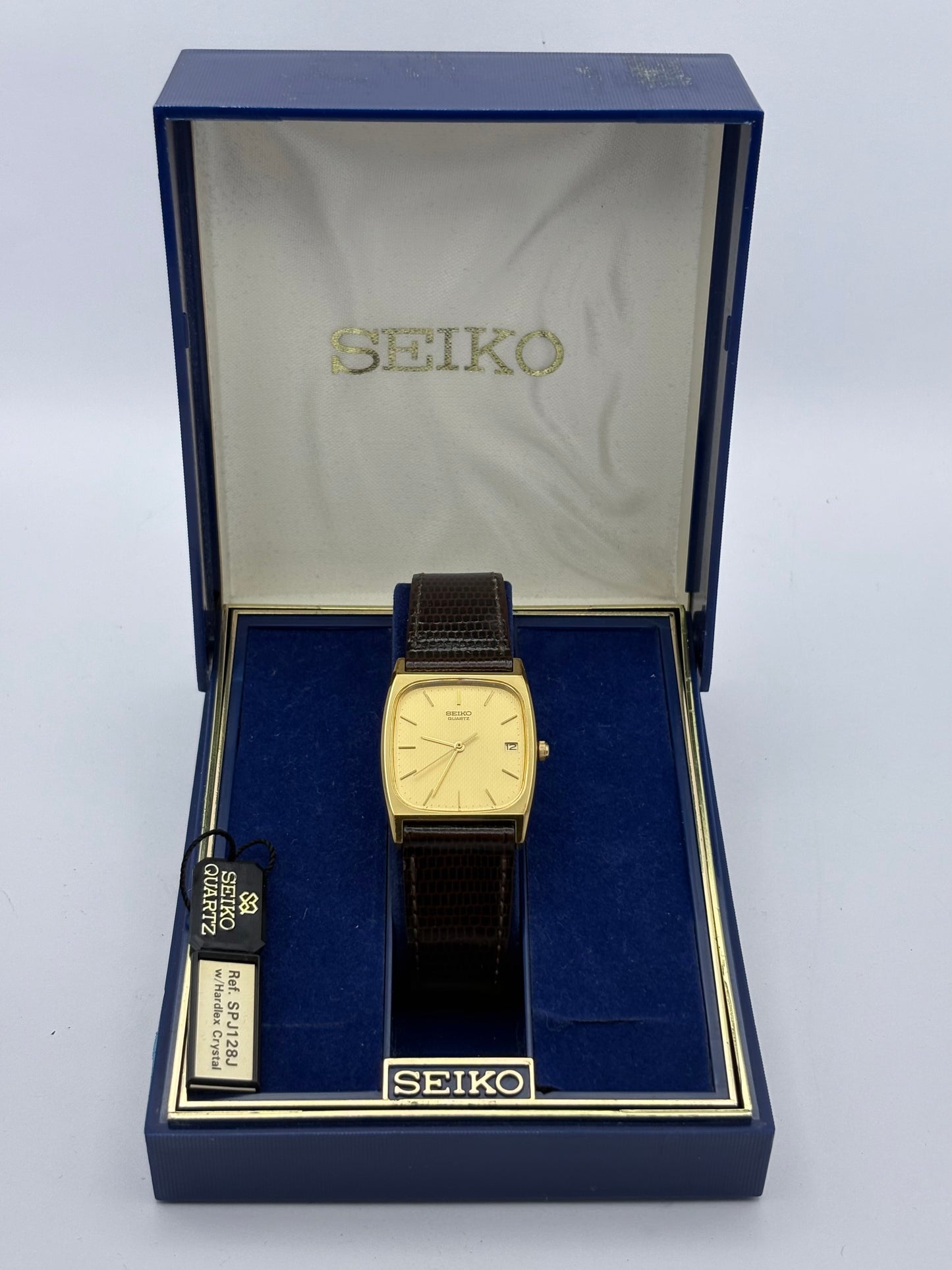Seiko Tank Quartz vintage men’s/unisex watch ref: SPJ128J