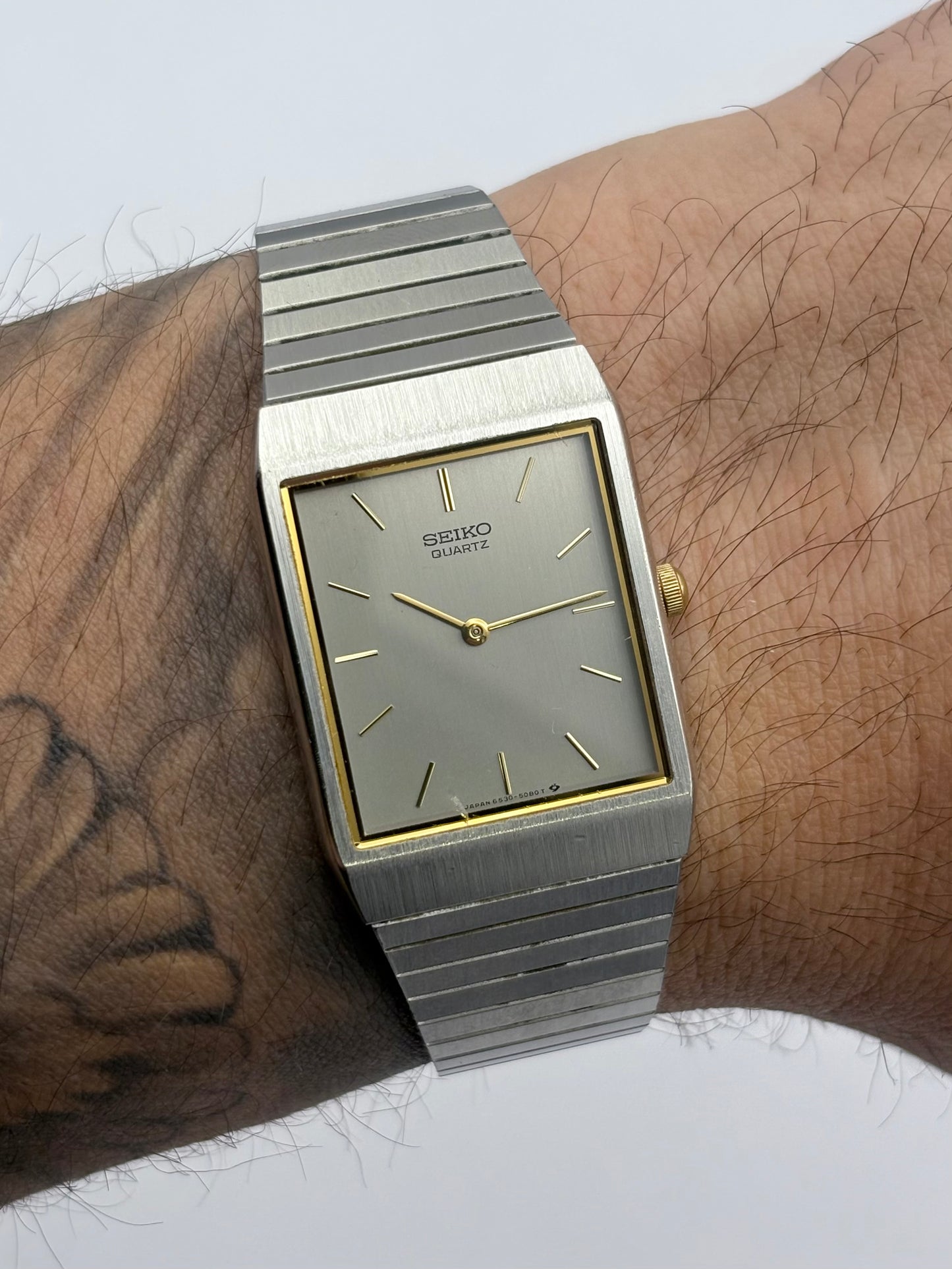 Seiko Tank Vintage Men’s Watch: October 1984