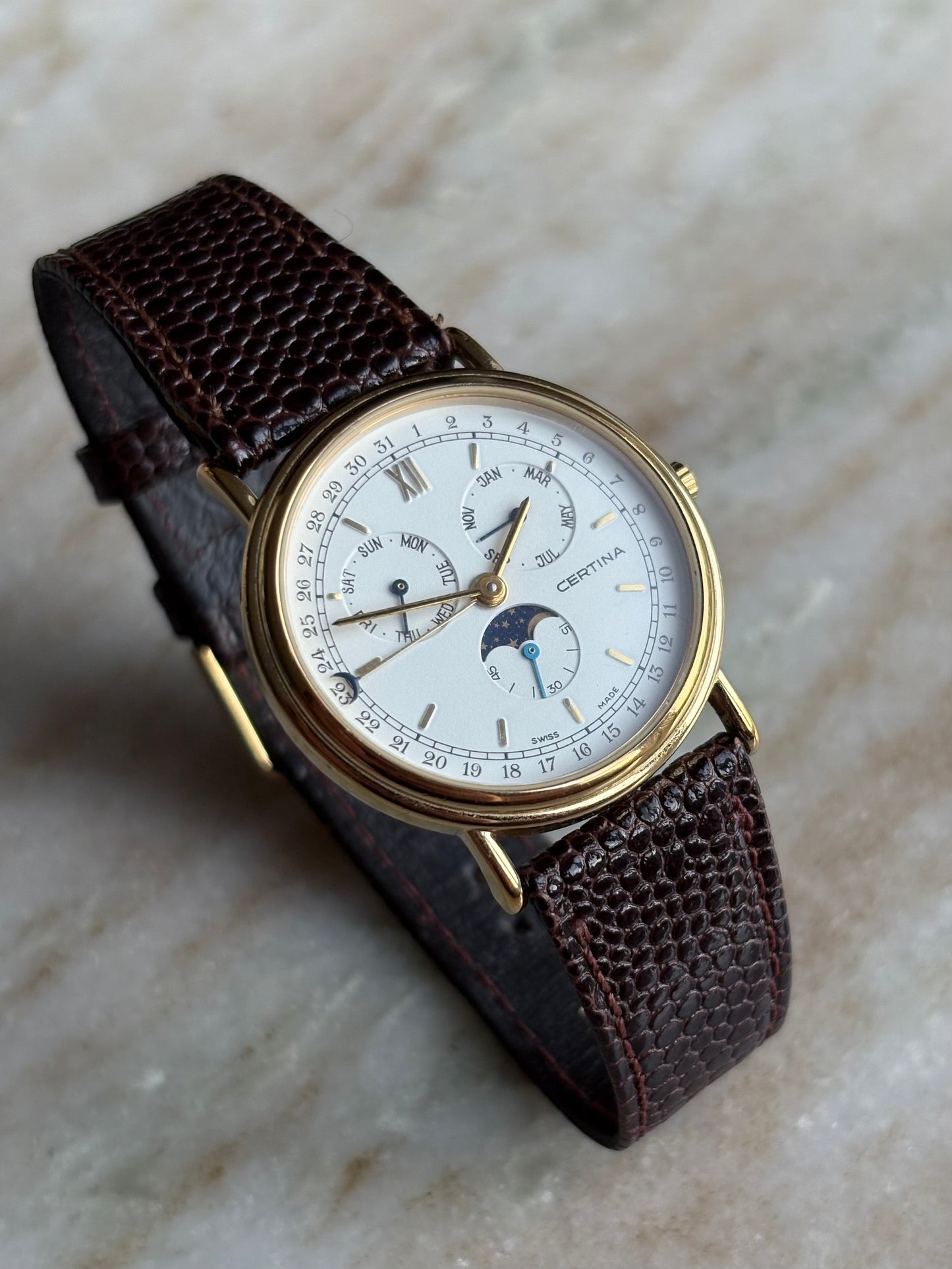 Certina Triple Calendar Moonphase men’s quartz watch