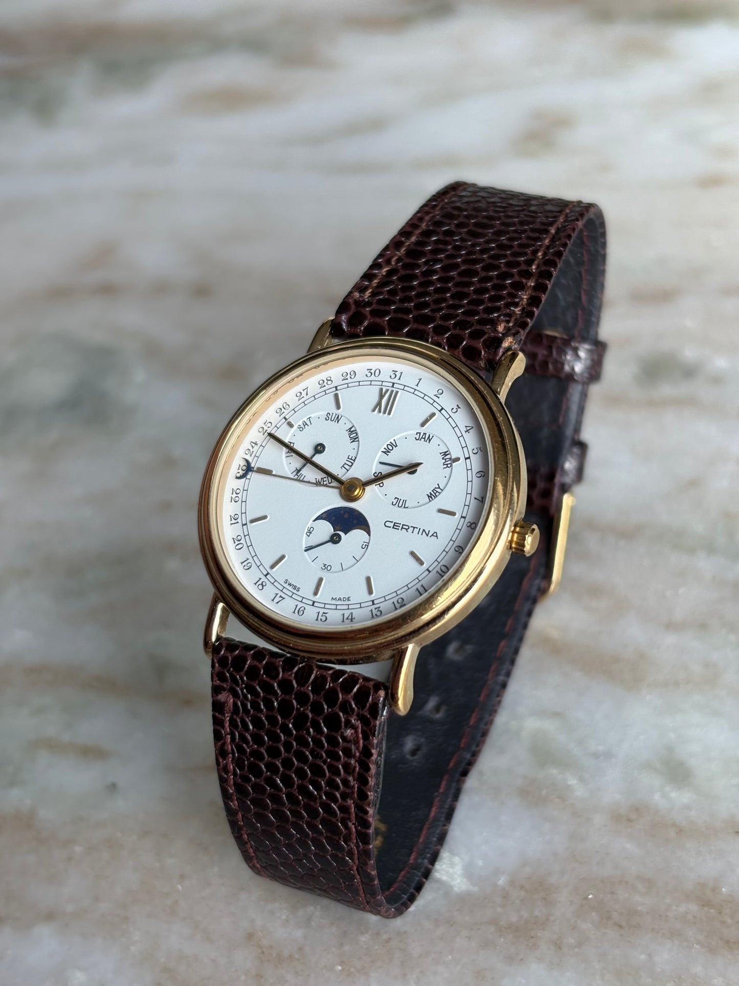 Certina Triple Calendar Moonphase men’s quartz watch