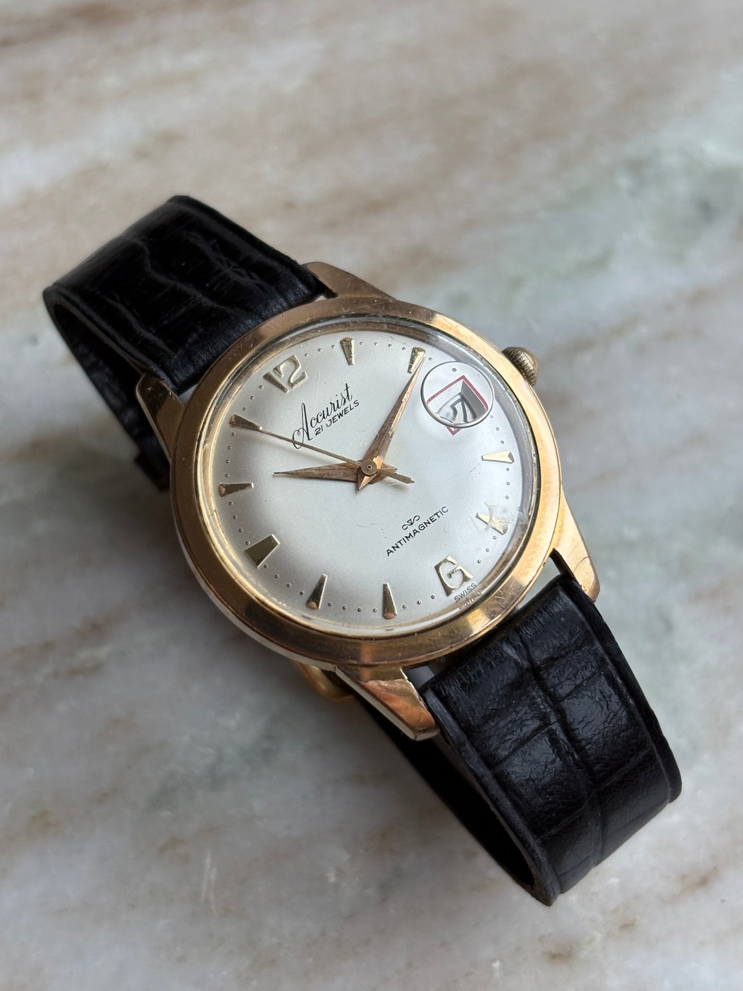 Accurist 1960s manual wind vintage men’s watch