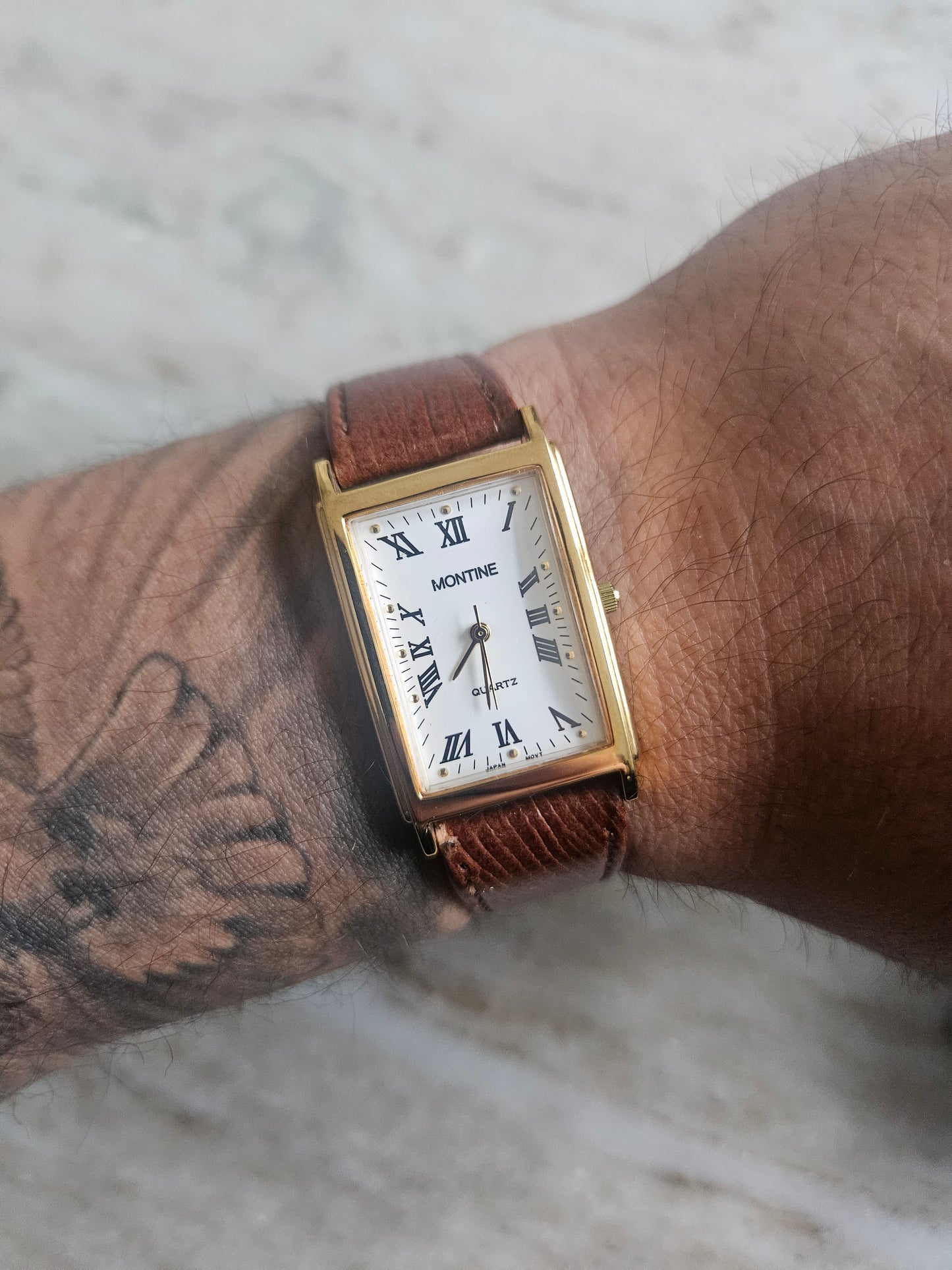 Montine Tank Unisex Quartz Watch