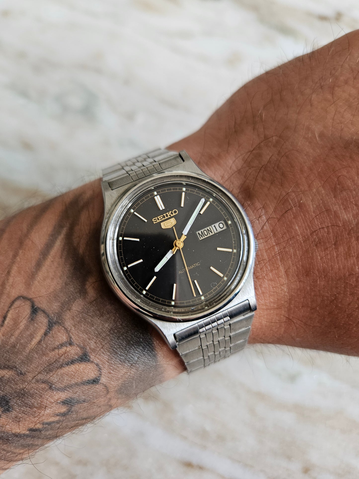 X2 Vintage Seiko 5s 1980s