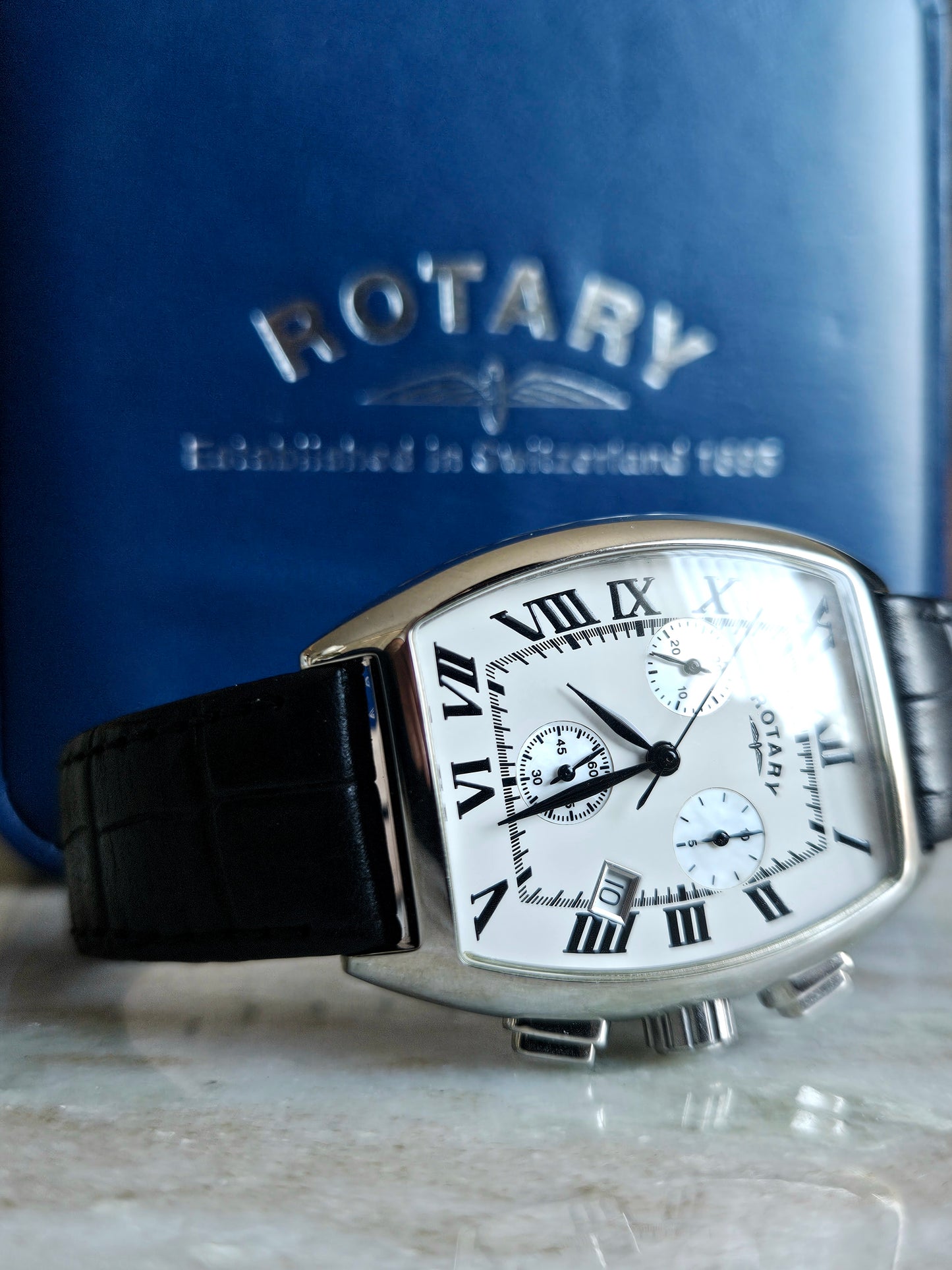 Rotary Tank Chronograph Vintage Men's Watch