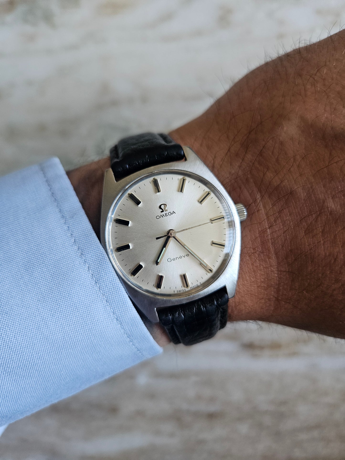 Omega Genève 1970s Manual Wind Men's Watch