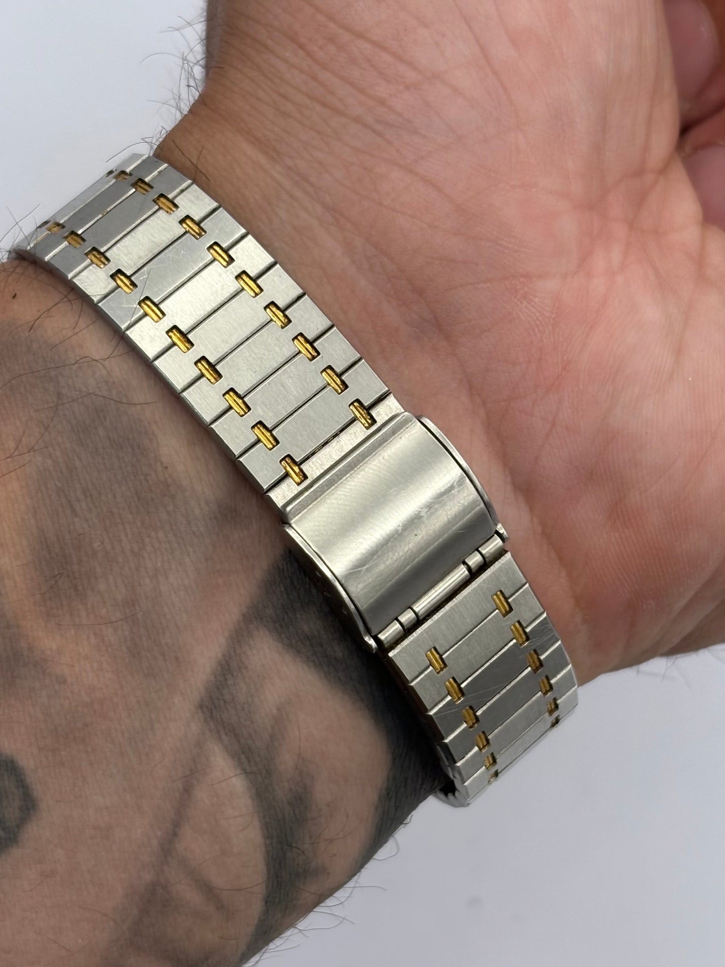 Seiko Tank 2-tone vintage men’s/Unisex watch: 1983