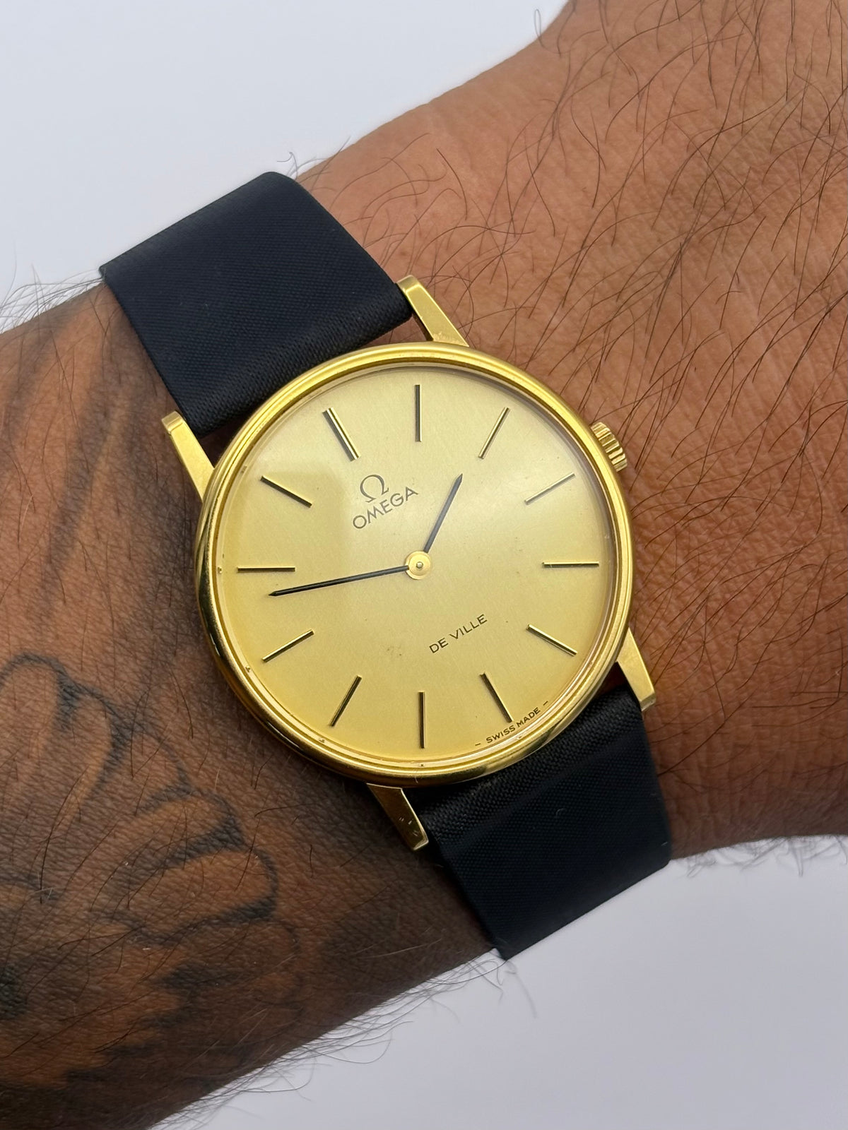 Omega Deville 1970s manual wind vintage men’s watch