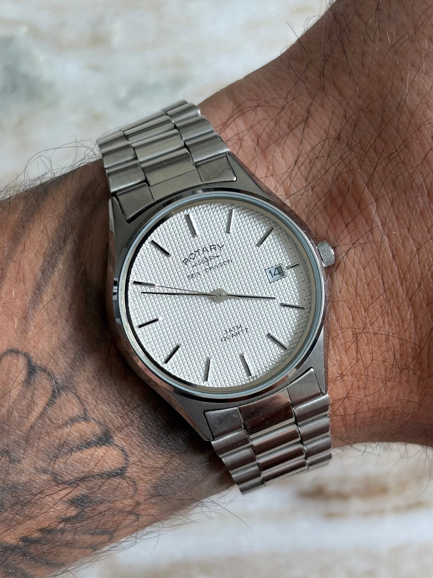 Rotary Seadragon vintage men’s quartz watch