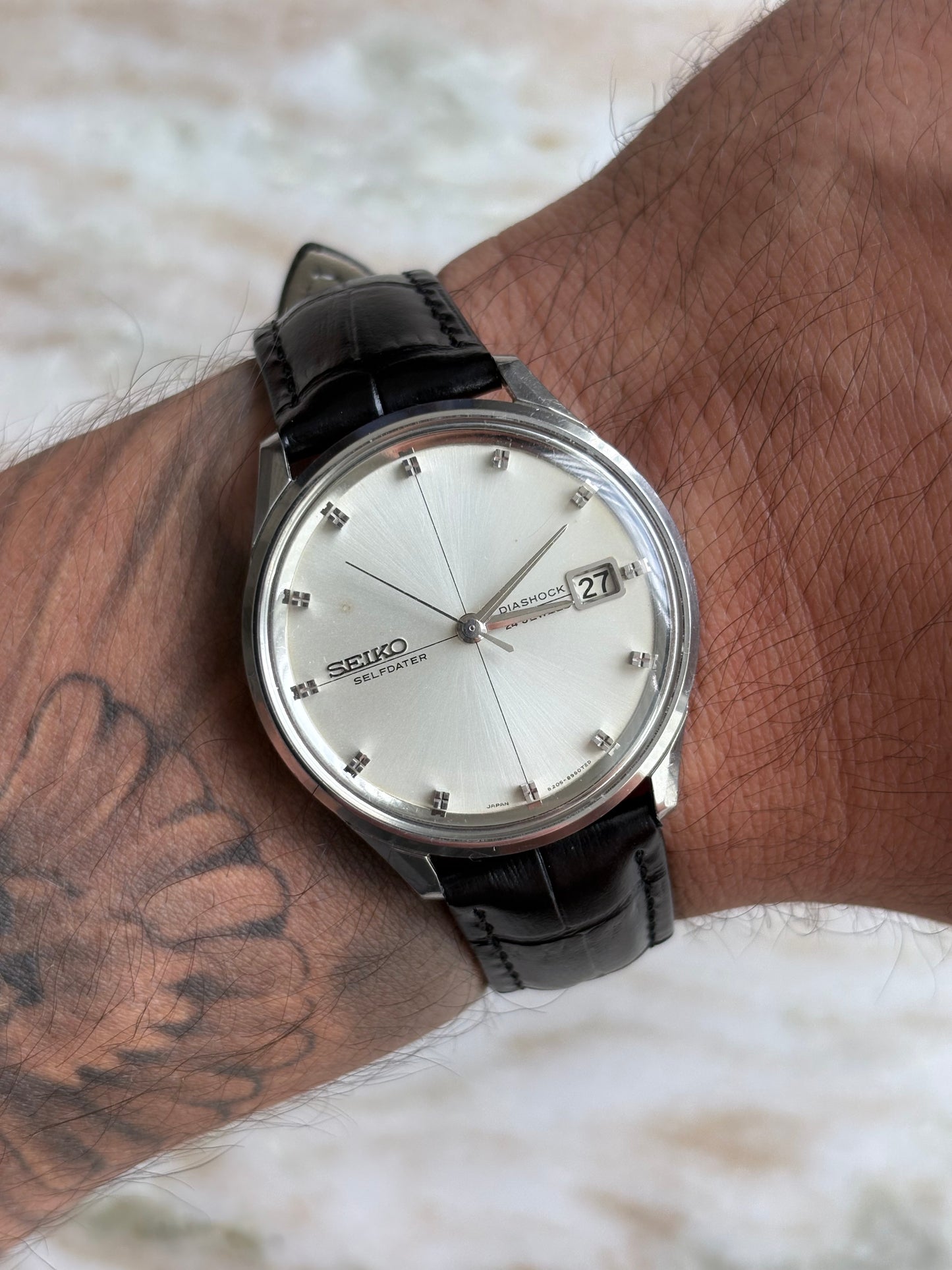 Seiko Seahorse vintage mens watch: October 1965