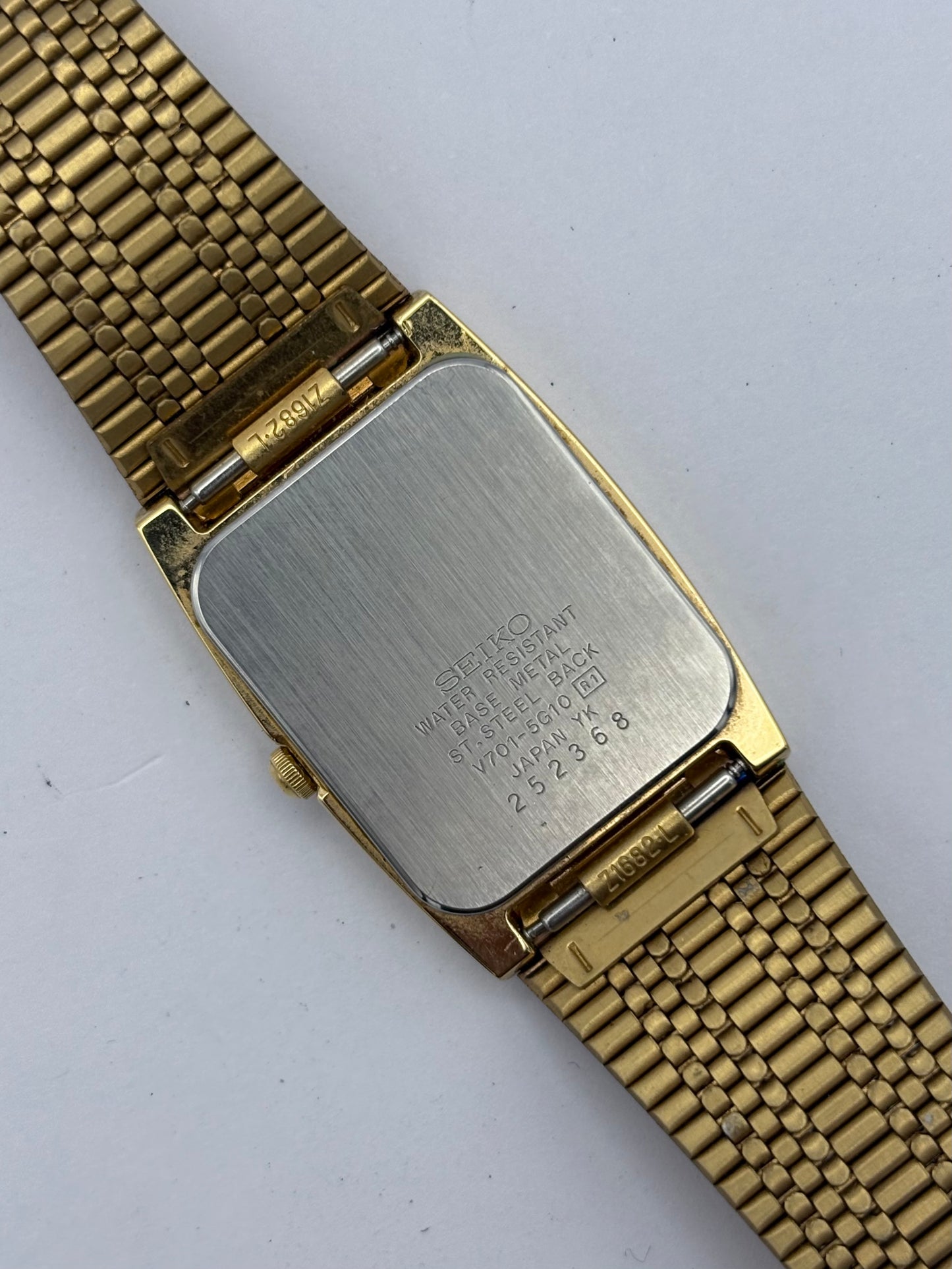 Seiko Tank vintage men’s/unisex quartz watch: 1992