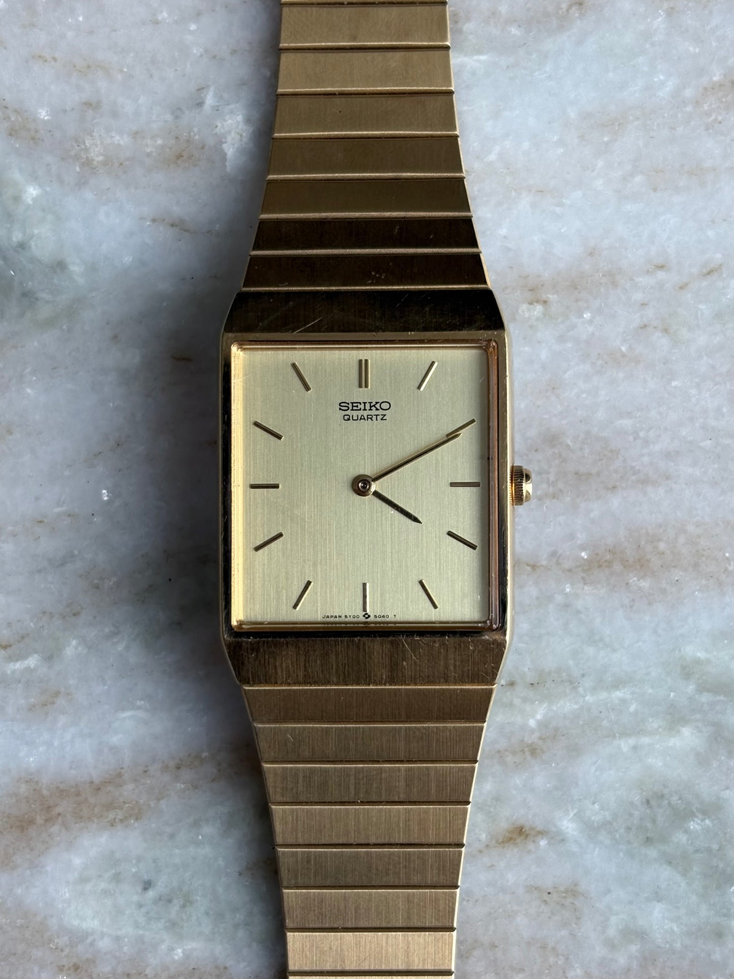 Seiko Tank Quartz Men’s Watch