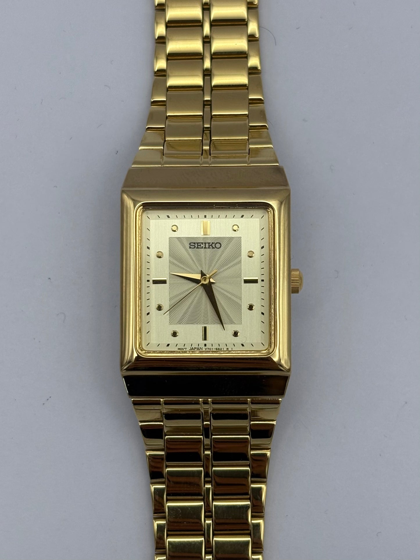 Seiko Tank 1999 Quartz men’s watch Ref: V701-5250