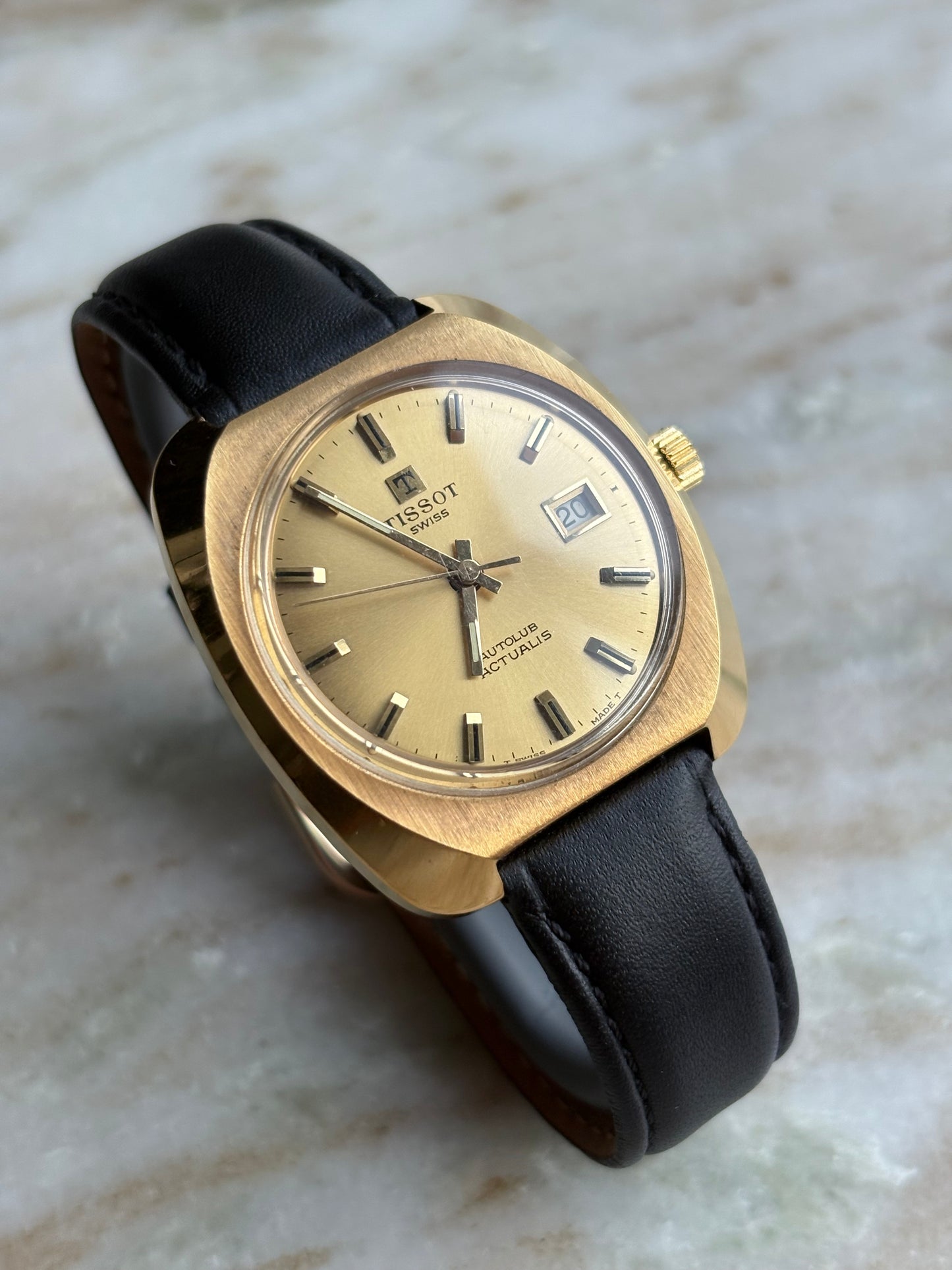 Tissot Autolub Actualis vintage men’s watch c.1970s