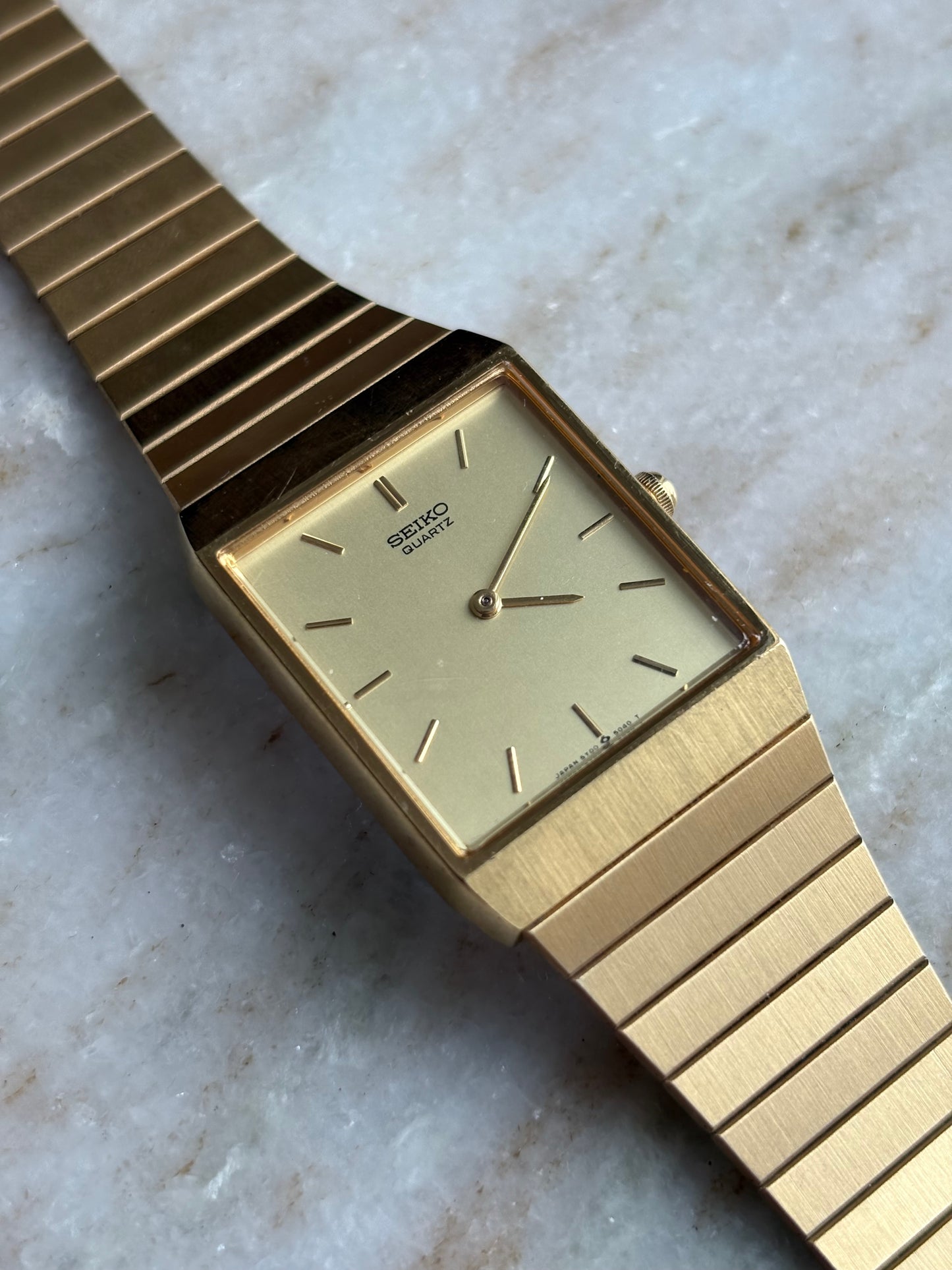 Seiko Tank Quartz Men’s Watch