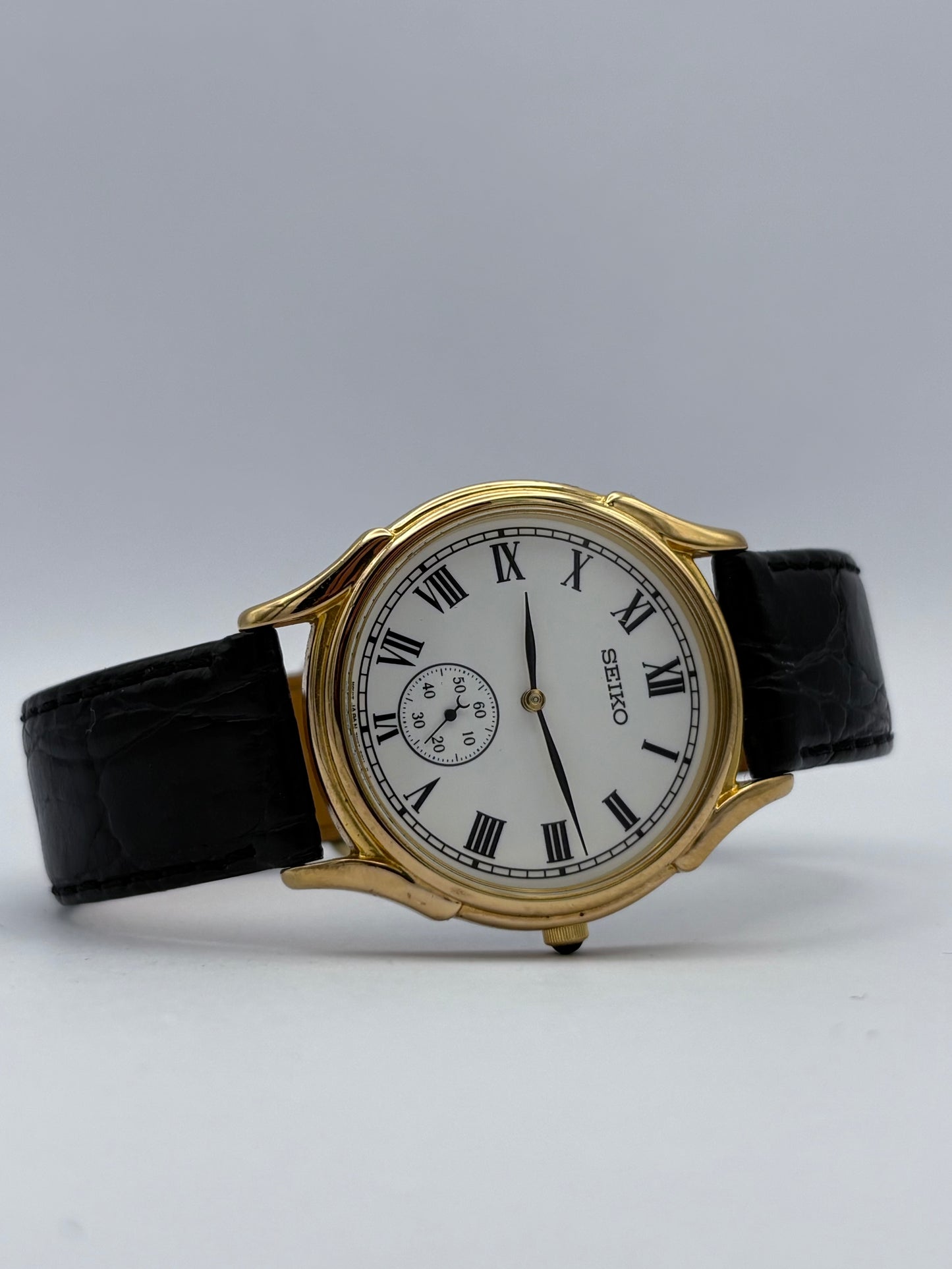 Vintage 1996 Seiko "Small Seconds" Classic Dress Watch (Ref. 7N07-9000)