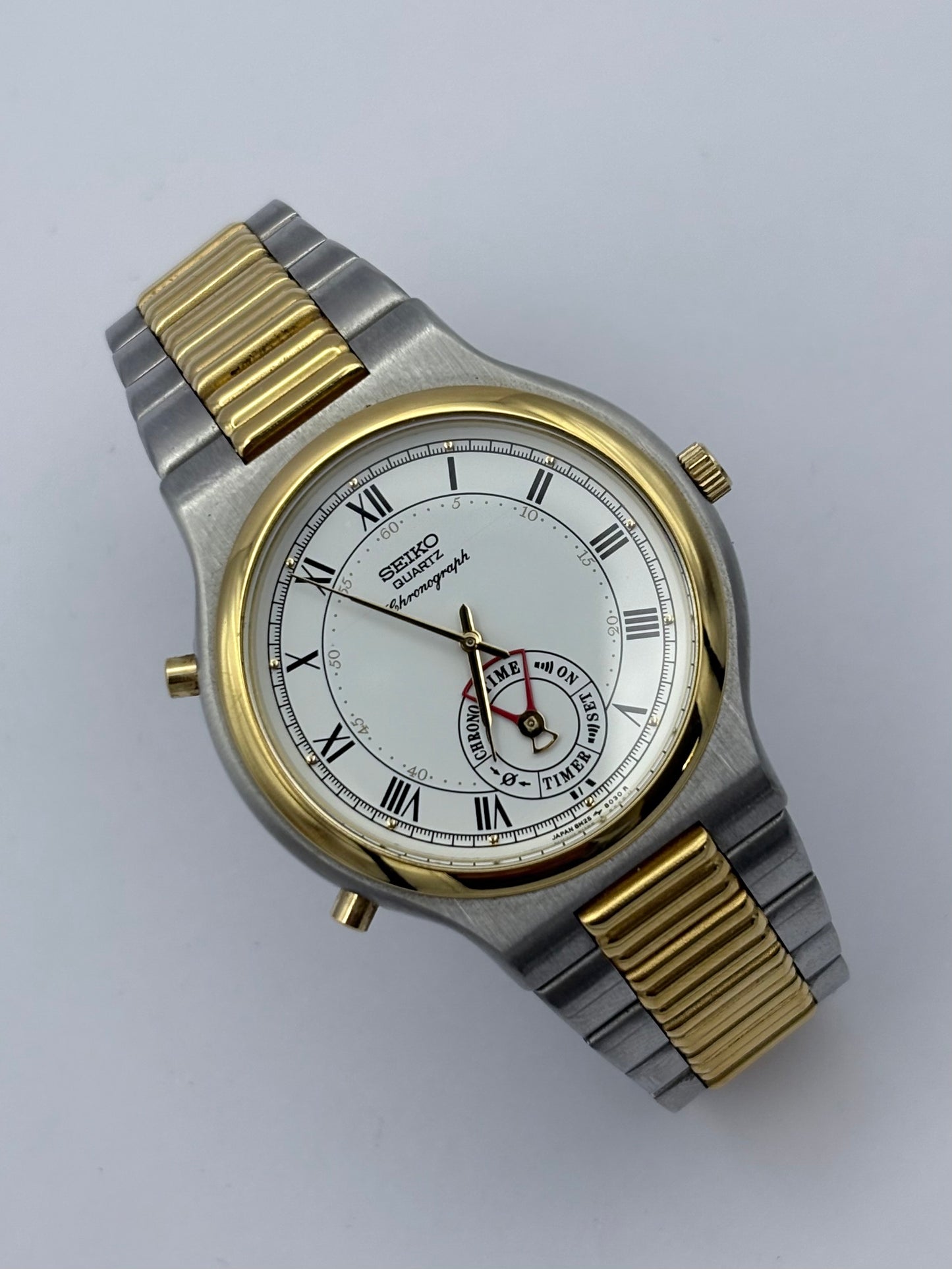 Seiko ‘Dancing hands’ alarm Chronograph Quartz men’s watch