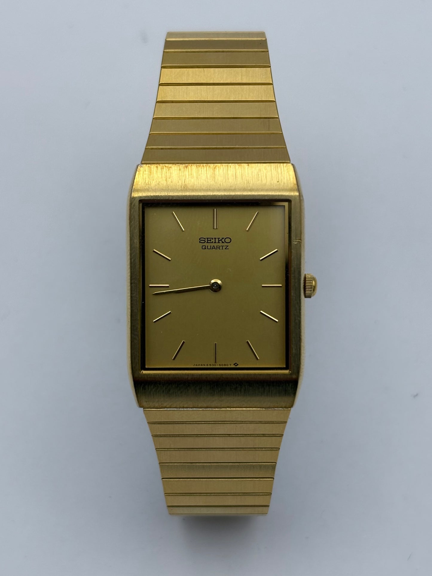Seiko Tank ref: 6530-5420 men’s watch 1984