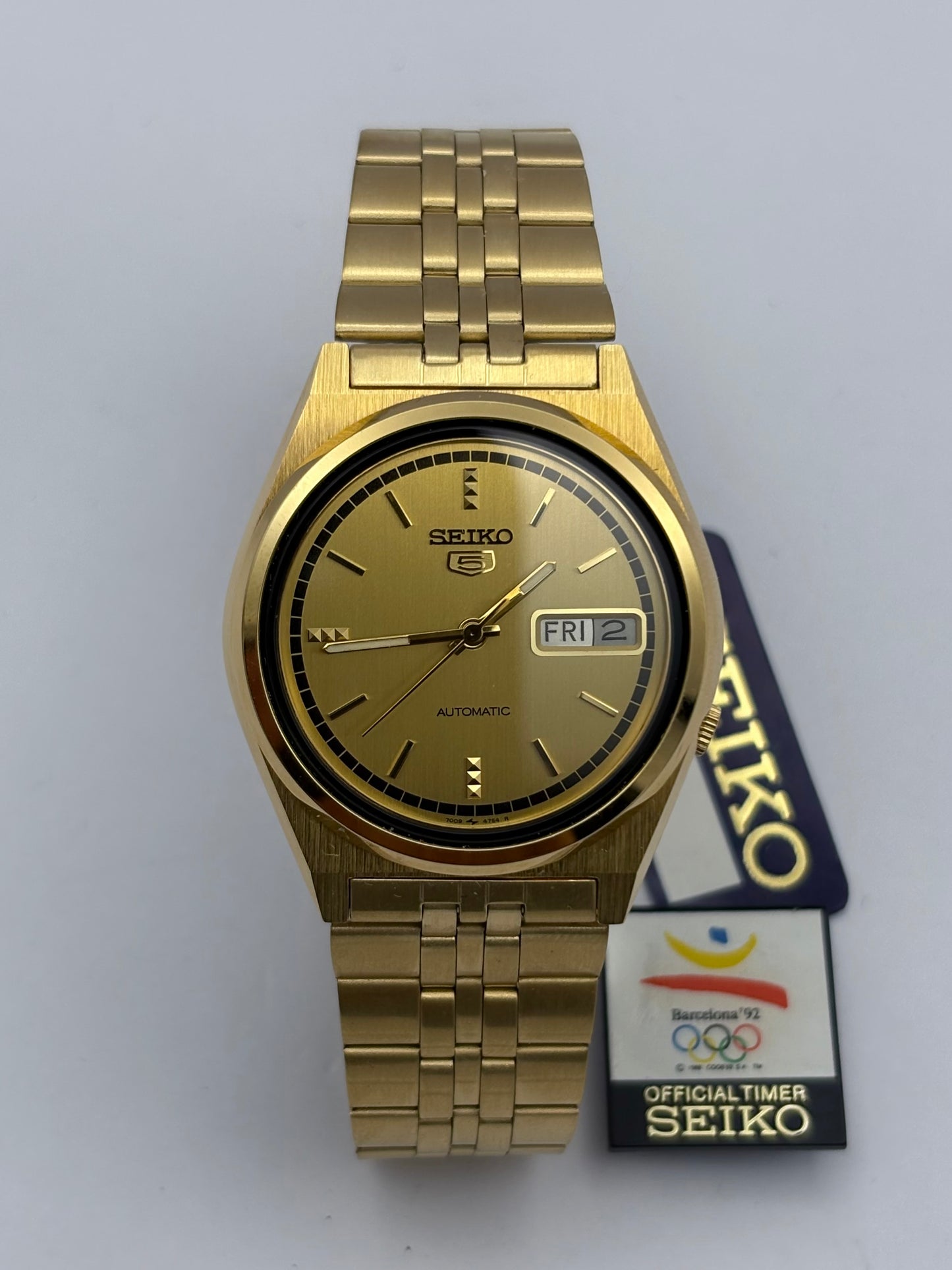 Seiko 5 automatic vintage watch 1991, Barcelona Olympic Games