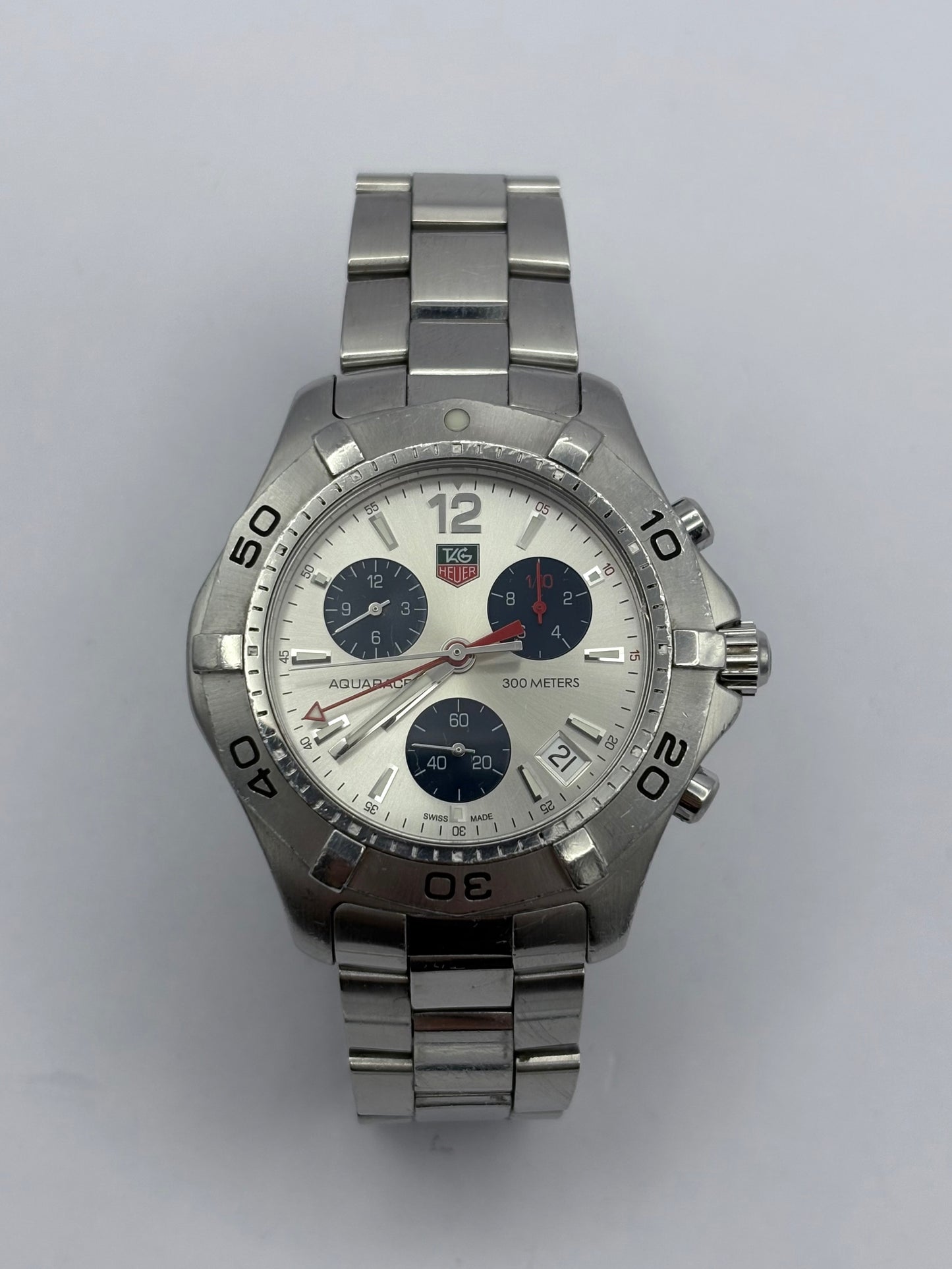 Tag Heuer Aqua racer CAF1111 Chronograph Quartz men’s watch.