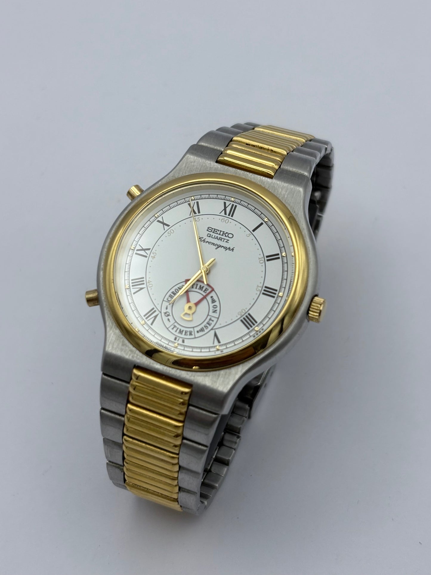 Seiko ‘Dancing hands’ alarm Chronograph Quartz men’s watch