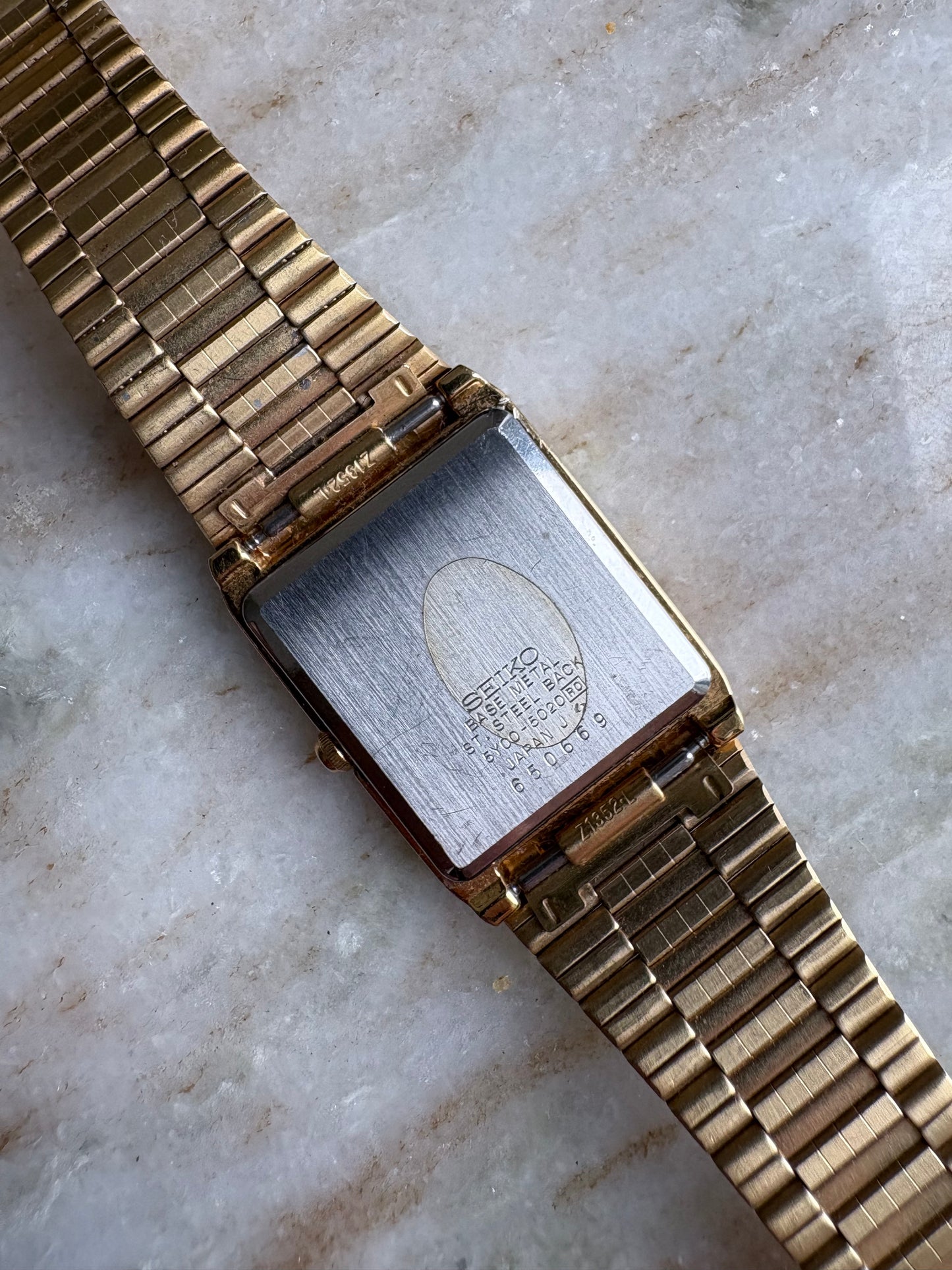 Seiko Tank Quartz Men’s Watch