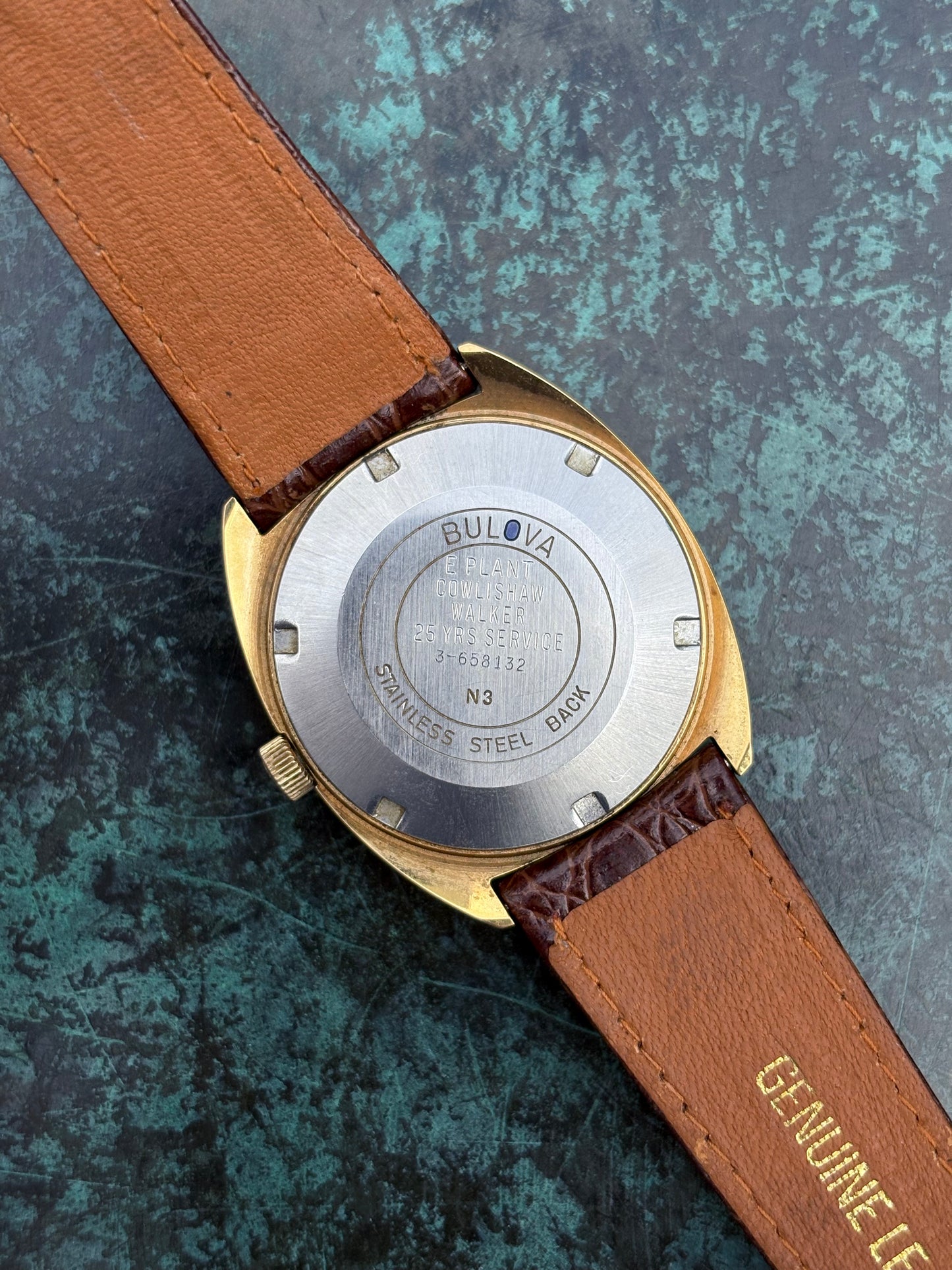 Bulova Ambassador 1970s automatic men’s watch.