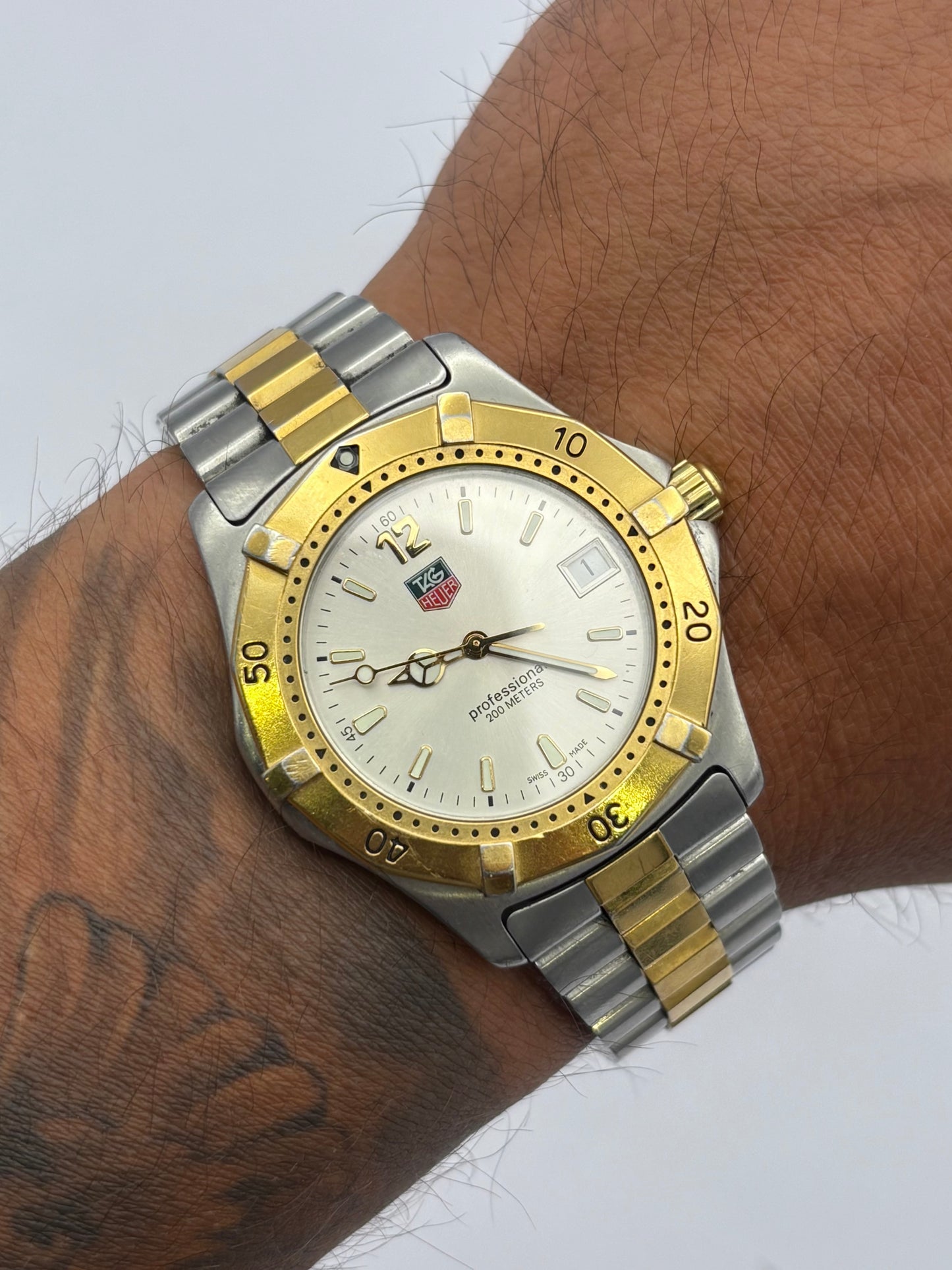 Tag Heuer 2000 wk1120 38mm 2-tone men’s watch