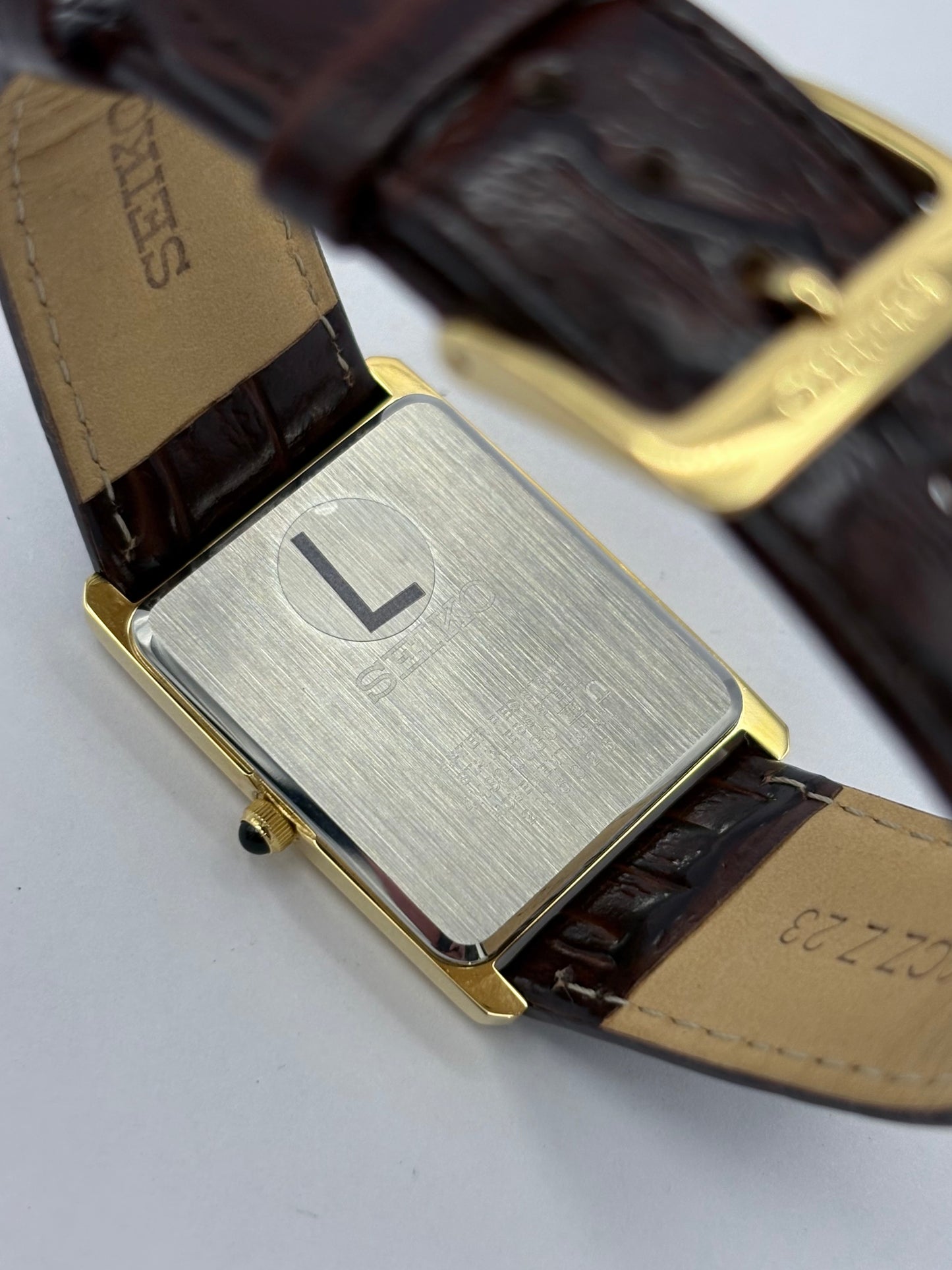 Seiko Tank: SRW064 Large men’s size quartz watch