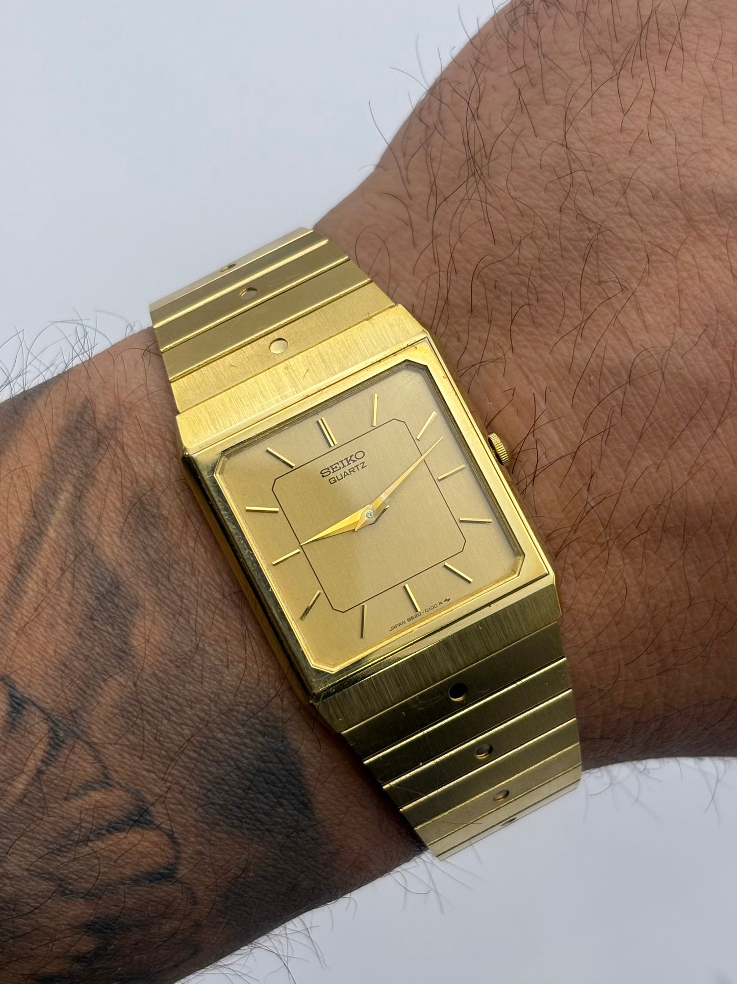 Seiko Tank 1982 Vintage Men’s Watch
