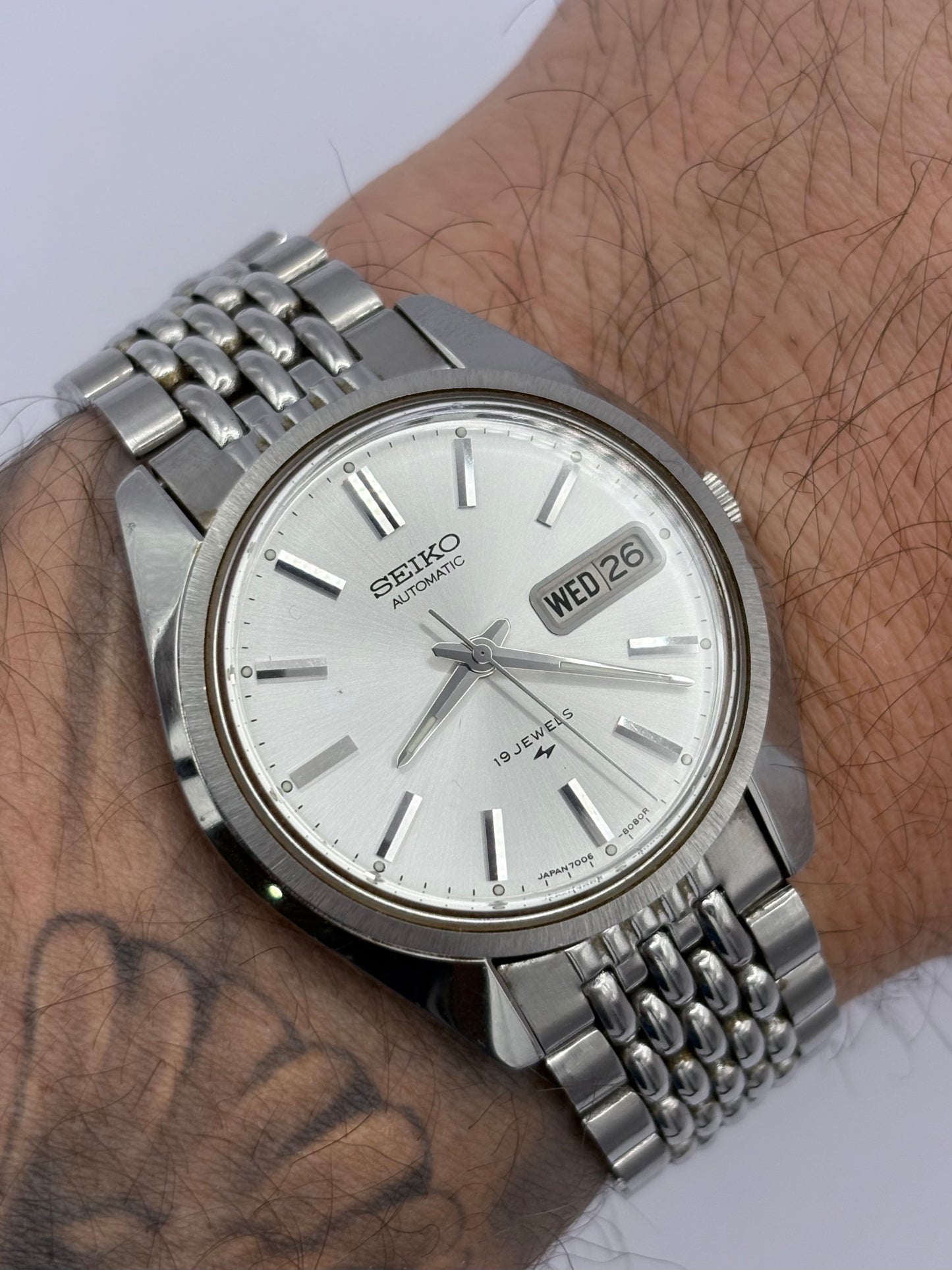 Seiko Automatic 19 Jewels: 1974 men’s watch