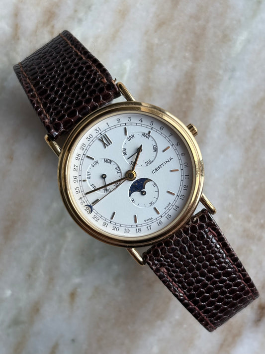 Certina Triple Calendar Moonphase men’s quartz watch