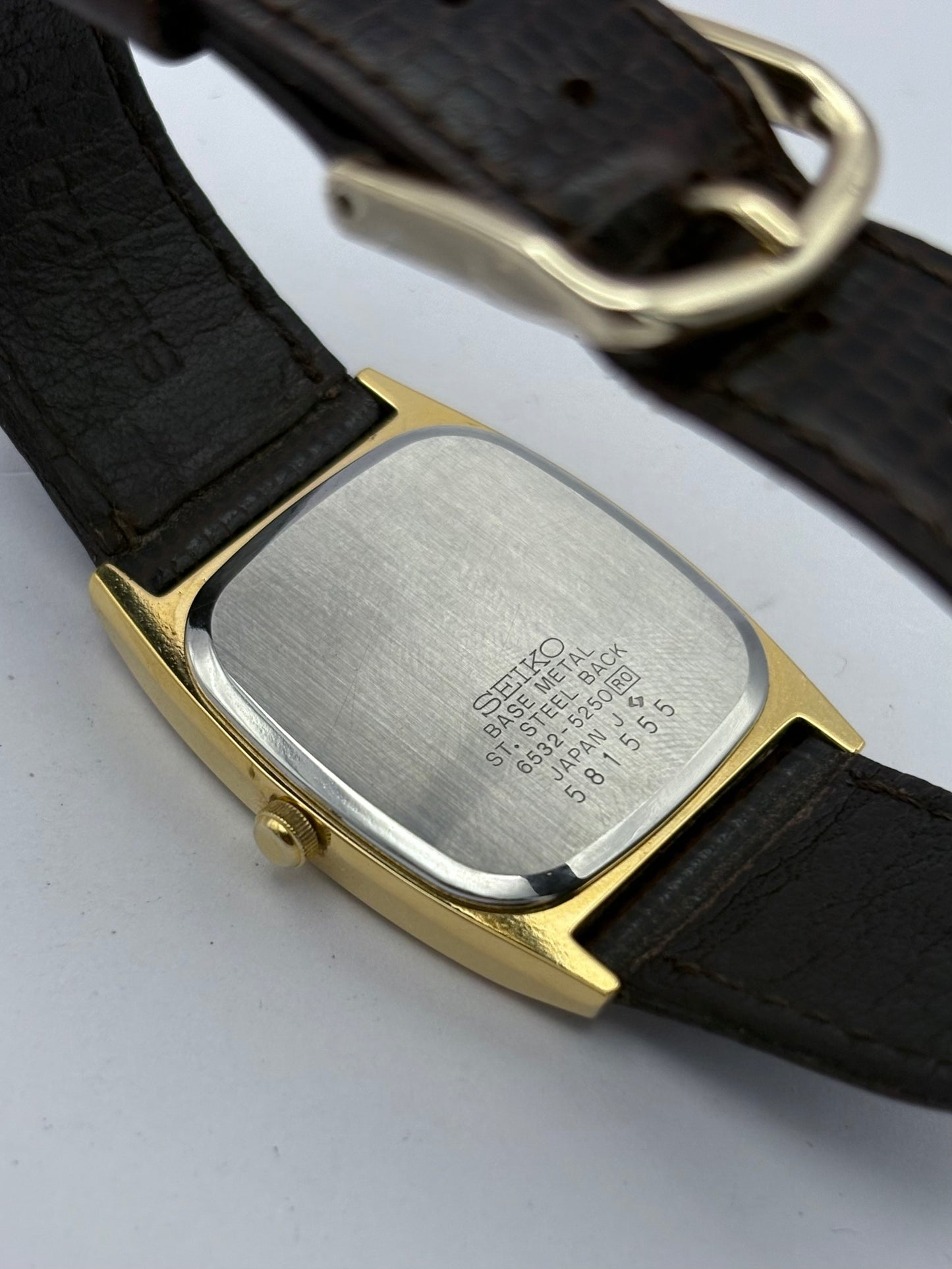 Seiko Tank Quartz vintage men’s/unisex watch ref: SPJ128J