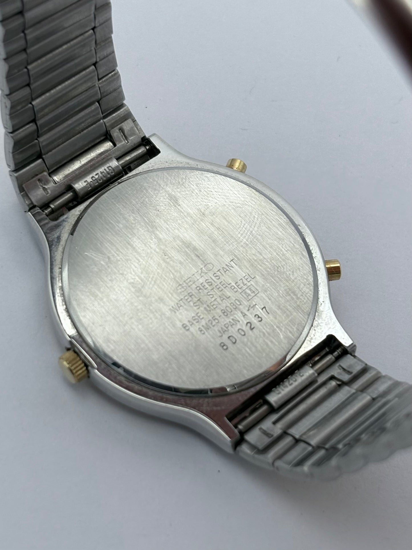 Seiko ‘Dancing hands’ alarm Chronograph Quartz men’s watch