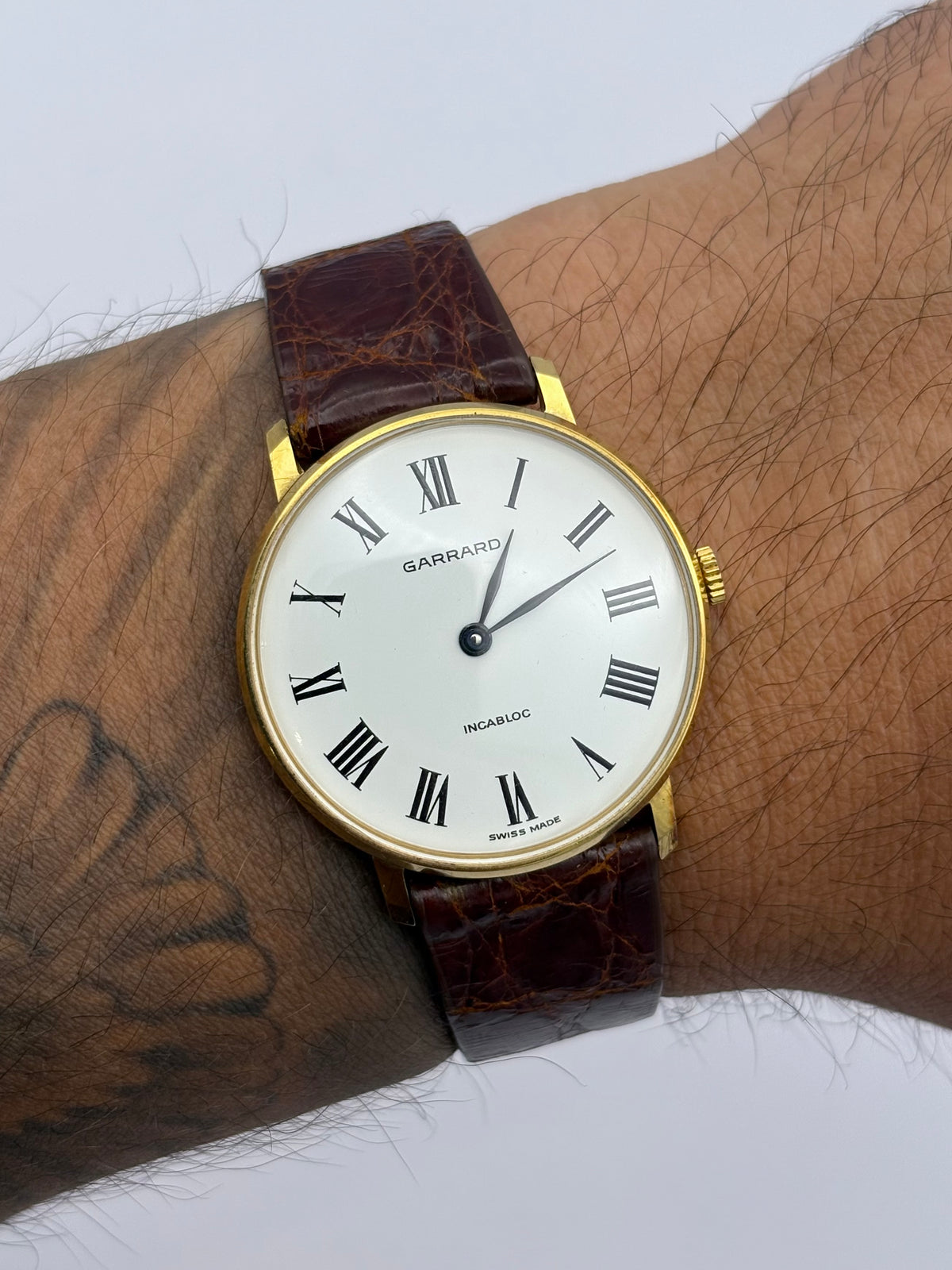 Garrard manual wind vintage men’s watch