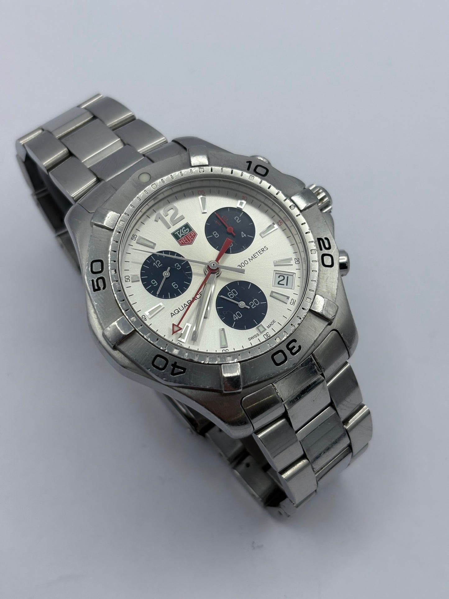 Tag Heuer Aqua racer CAF1111 Chronograph Quartz men’s watch.