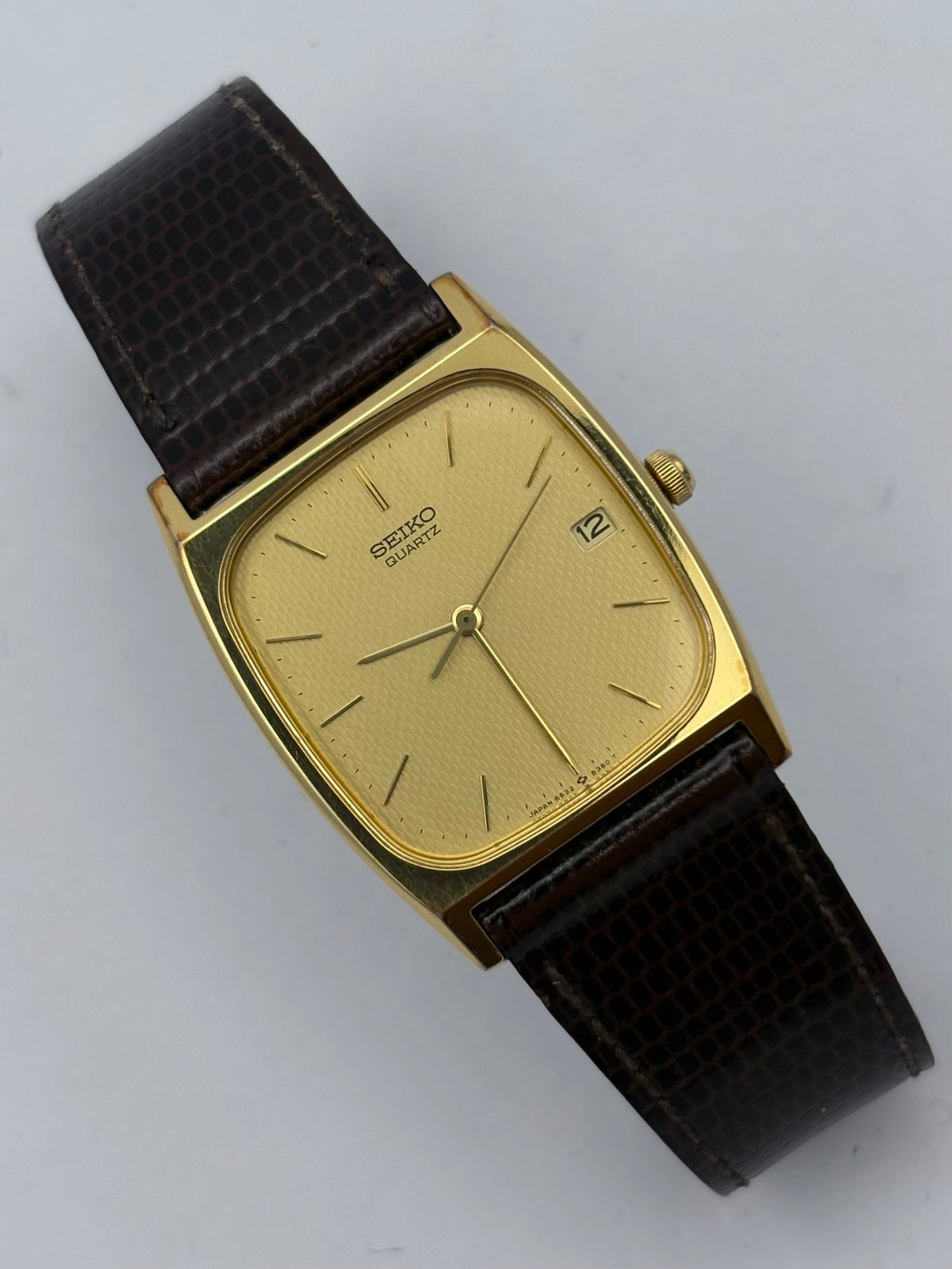Seiko Tank Quartz vintage men’s/unisex watch ref: SPJ128J