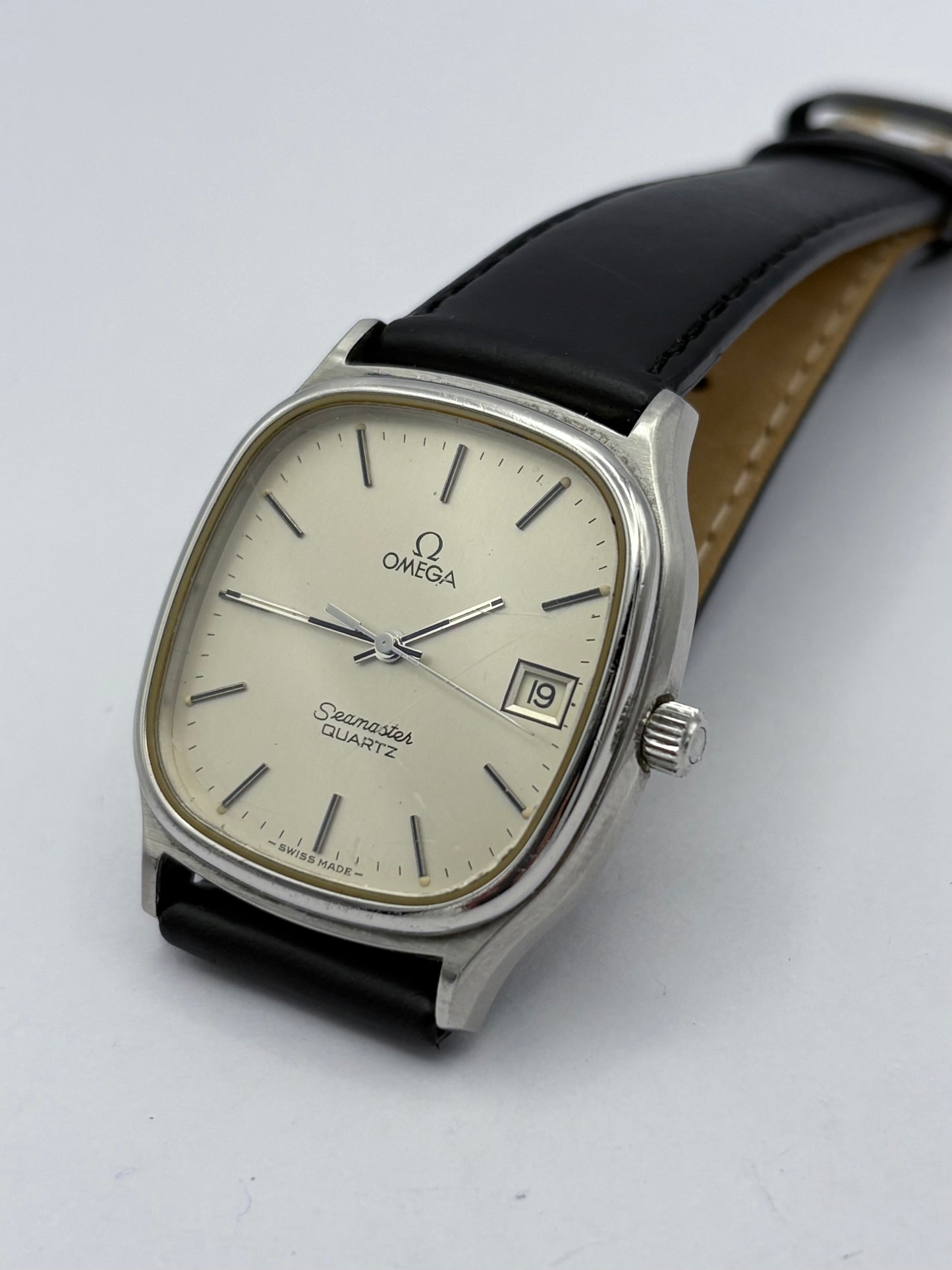Omega Seamaster Quartz 1970s vintage men’s watch