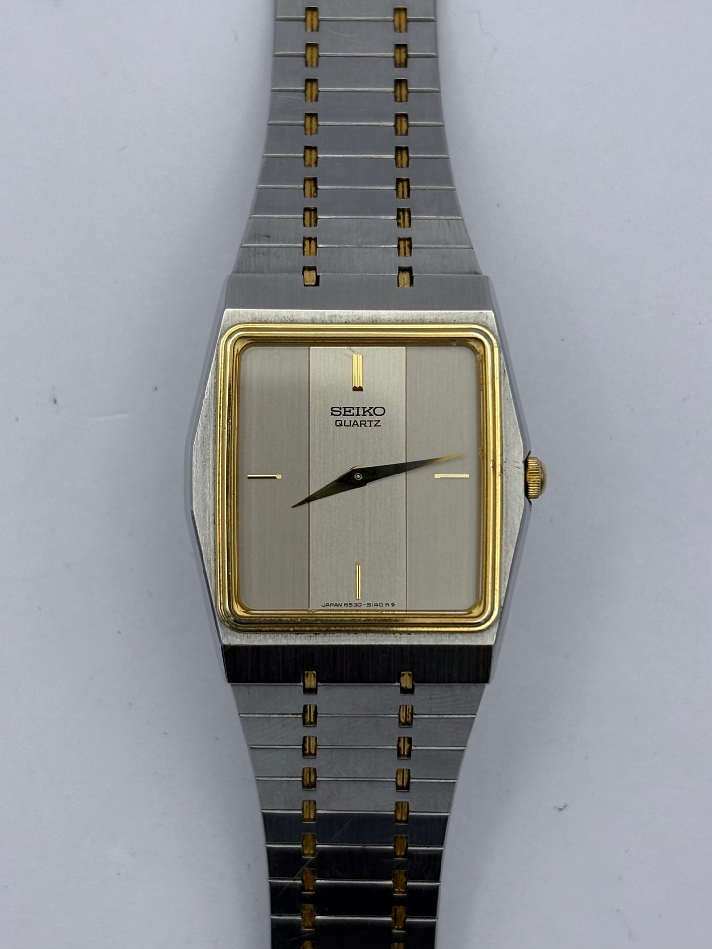 Seiko Tank 2-tone vintage men’s/Unisex watch: 1983