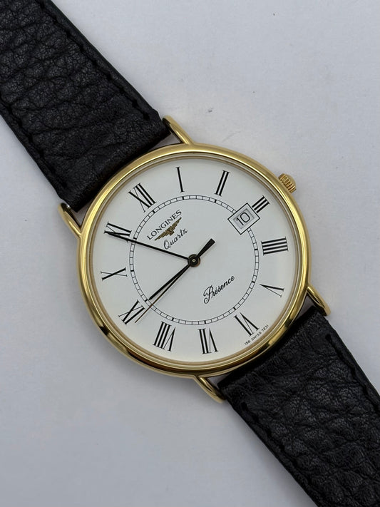 Longines Presence vintage men’s quartz watch