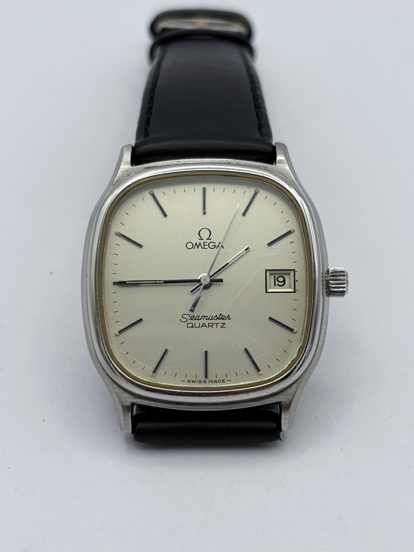 Omega Seamaster Quartz 1970s vintage men’s watch