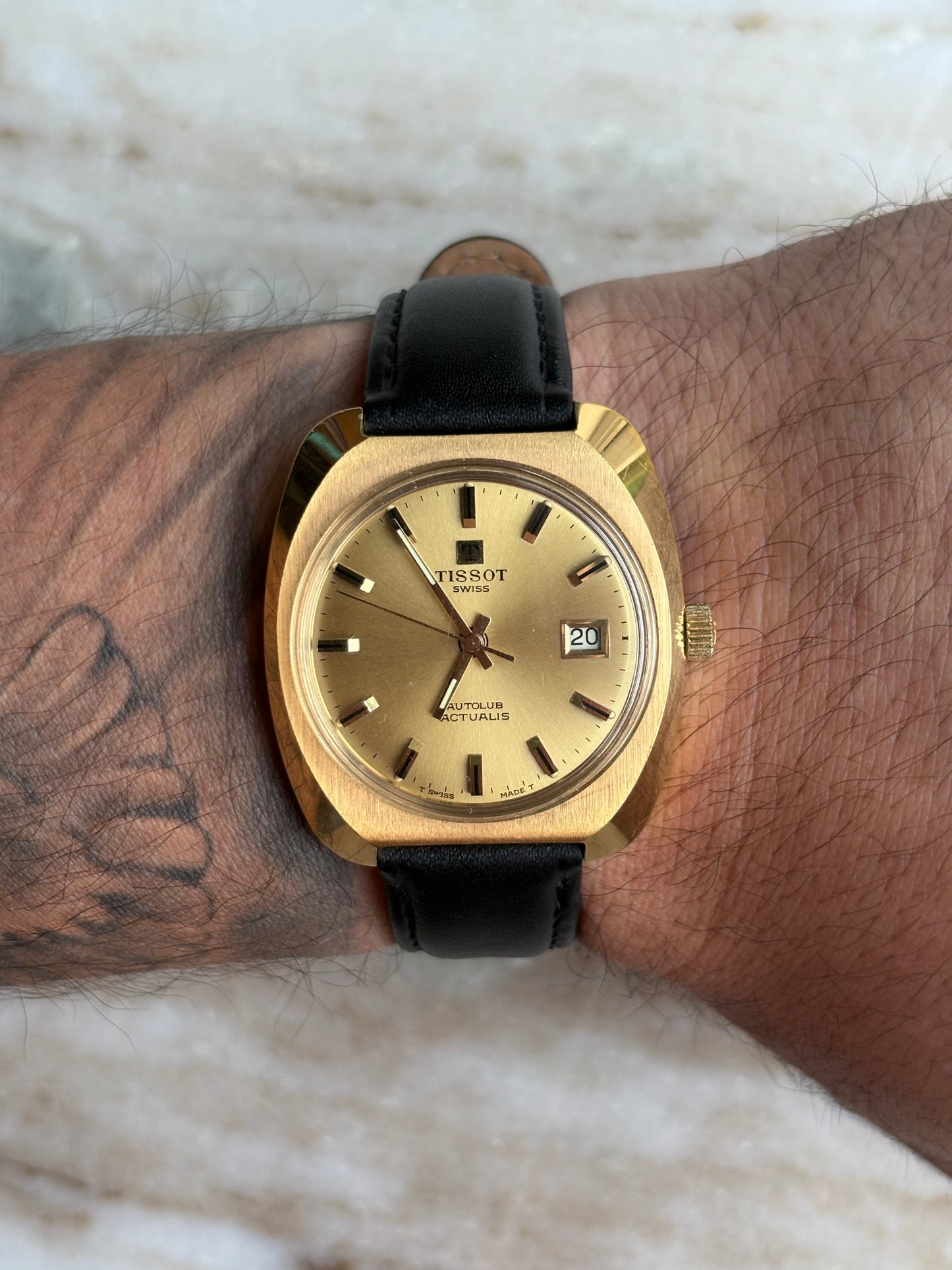 Tissot Autolub Actualis vintage men’s watch c.1970s