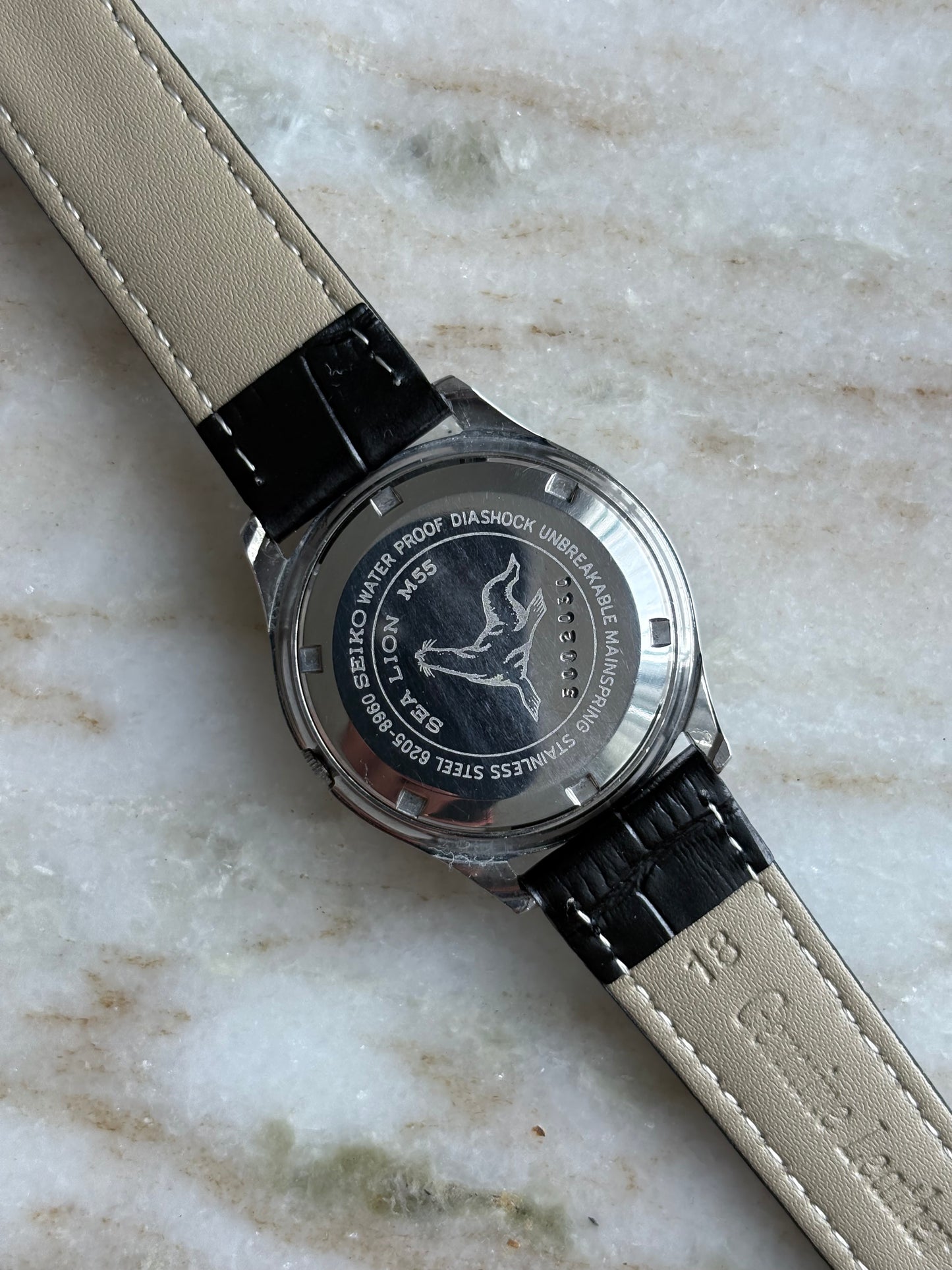 Seiko Seahorse vintage mens watch: October 1965
