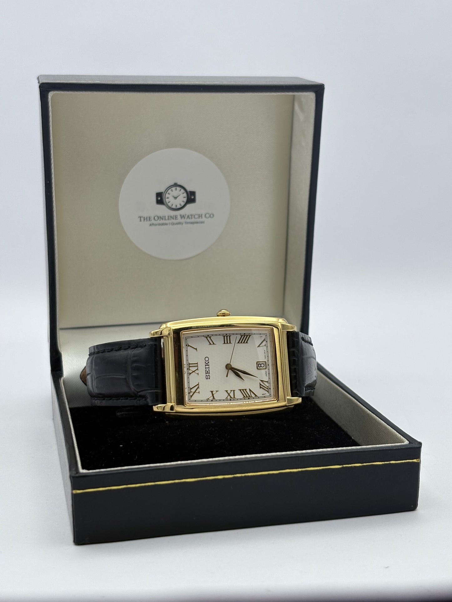 Seiko Tank Quartz Men’s Watch: Dated Feb 2004