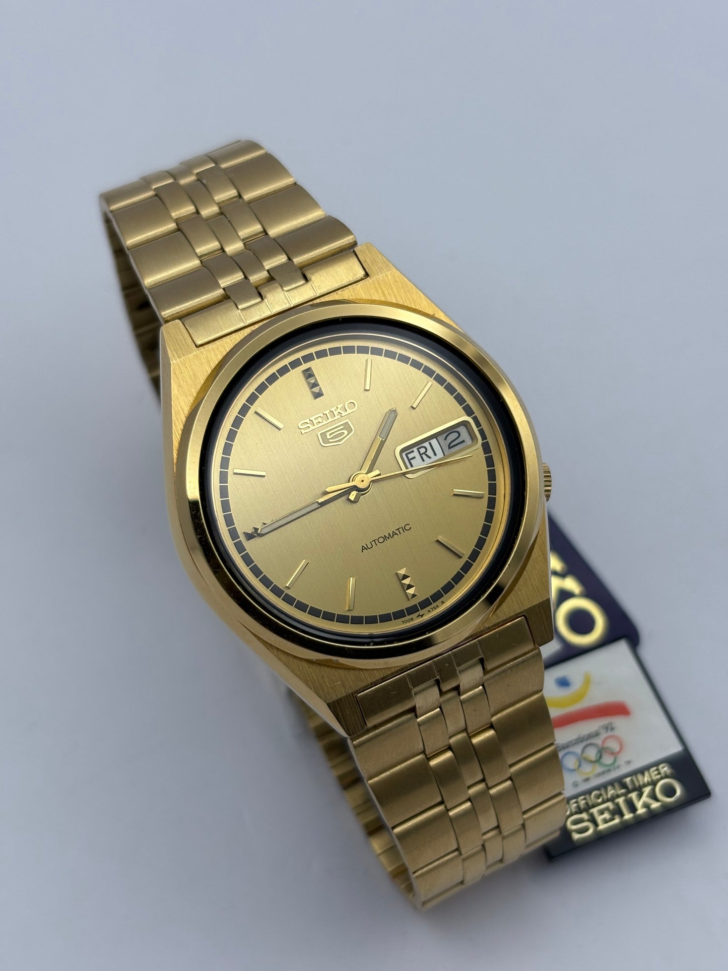 Seiko 5 automatic vintage watch 1991, Barcelona Olympic Games