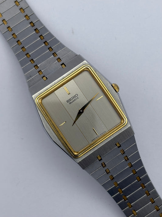 Seiko Tank 2-tone vintage men’s/Unisex watch: 1983