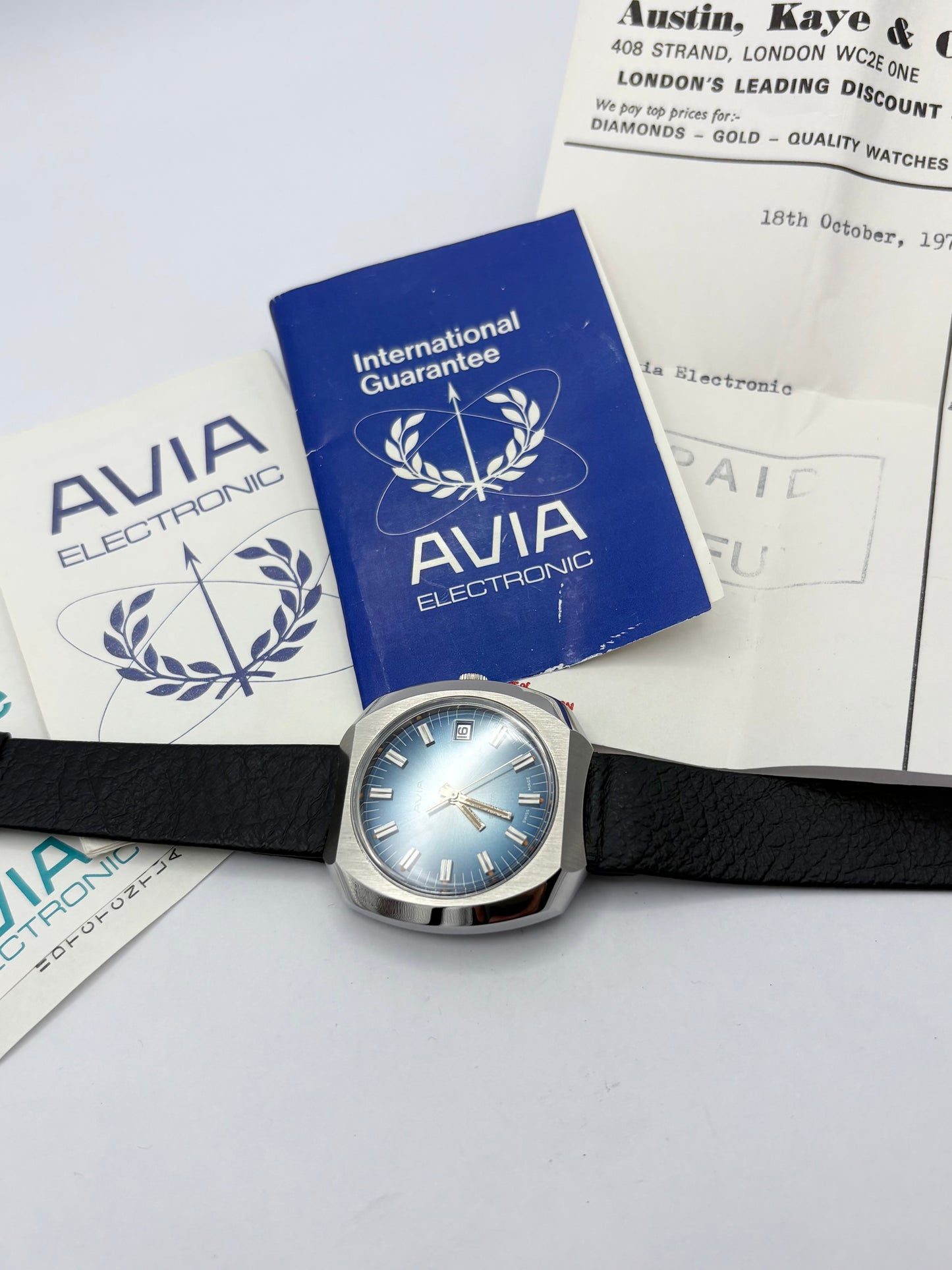 Avia Electronic 1978 men’s vintage watch