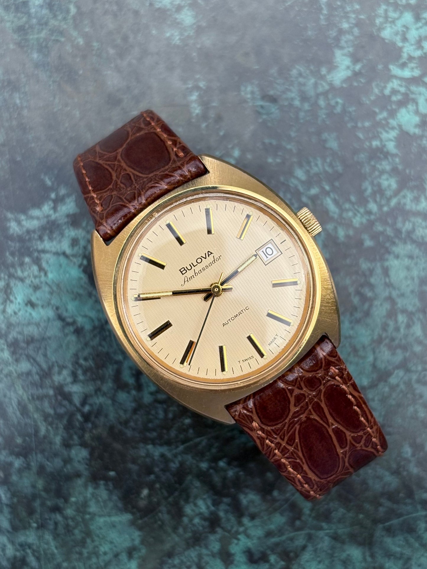 Bulova Ambassador 1970s automatic men’s watch.