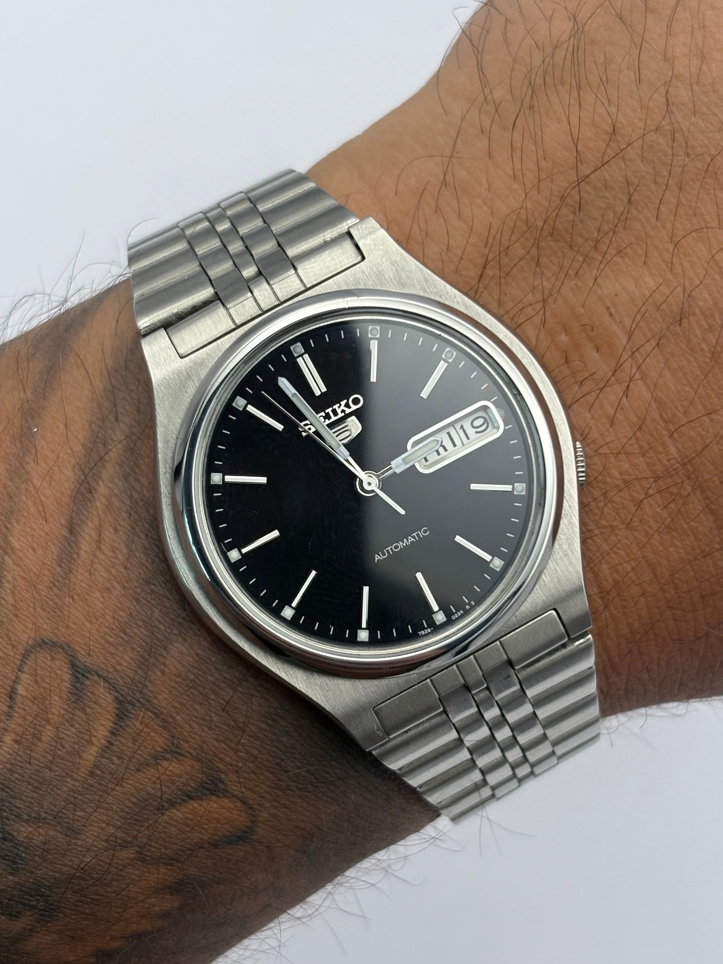 Seiko 5 Automatic vintage men’s watch: 1998 full set
