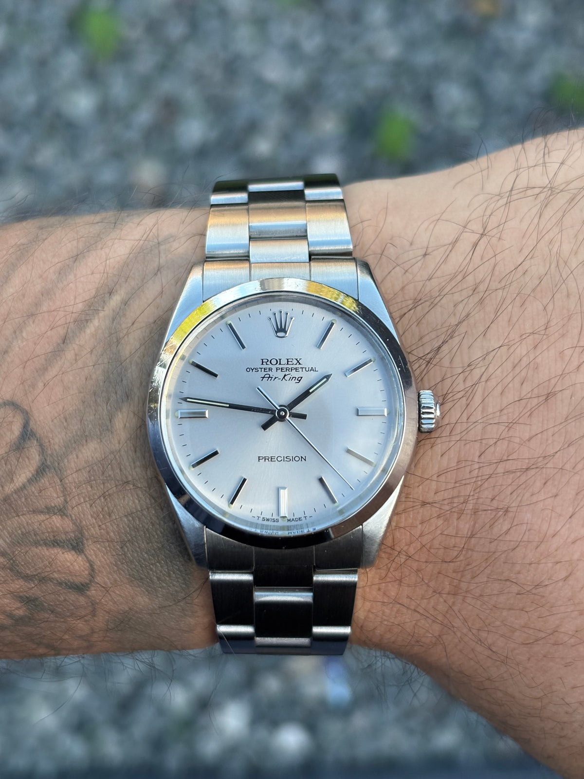 Rolex Air-king 5500 34mm vintage men’s watch 1989