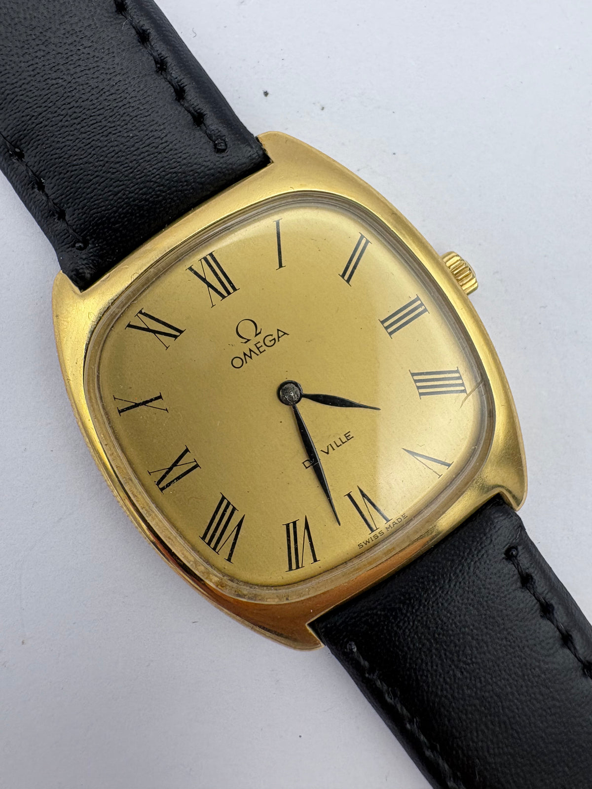 Omega Deville tank manual wind vintage men’s watch